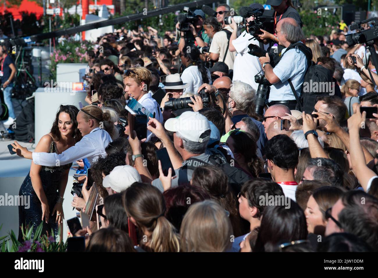 Venice, Italy. 02nd Sep, 2022. Noemie Merlant attends the "Tar" red