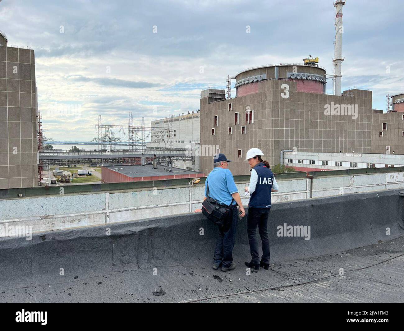 Zaporizhzhia, Zaporizhzhia, Ukraine. 2nd Sep, 2022. An IAEA inspector