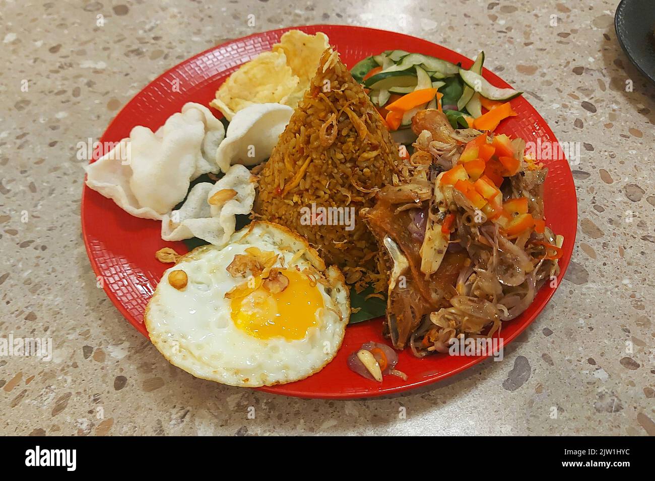 Fried Rice, Nasi Goreng, Traditional Food of Indonesia, Jakarta
