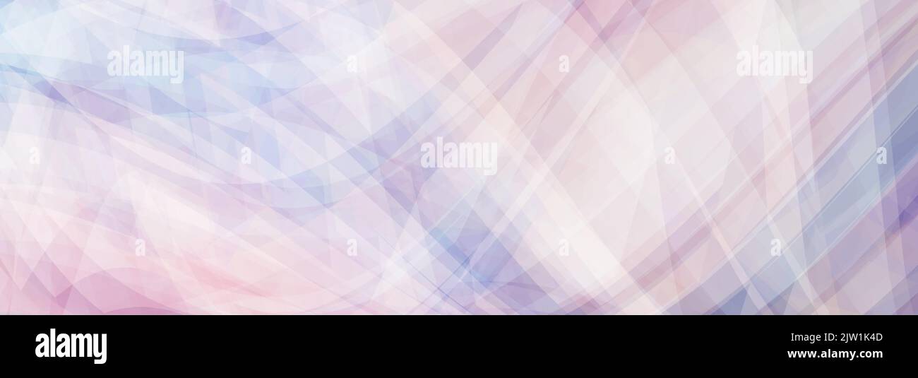 Abstract unsaturated lavender grey and light rose artistic background. Wide vector graphic pattern Stock Vector