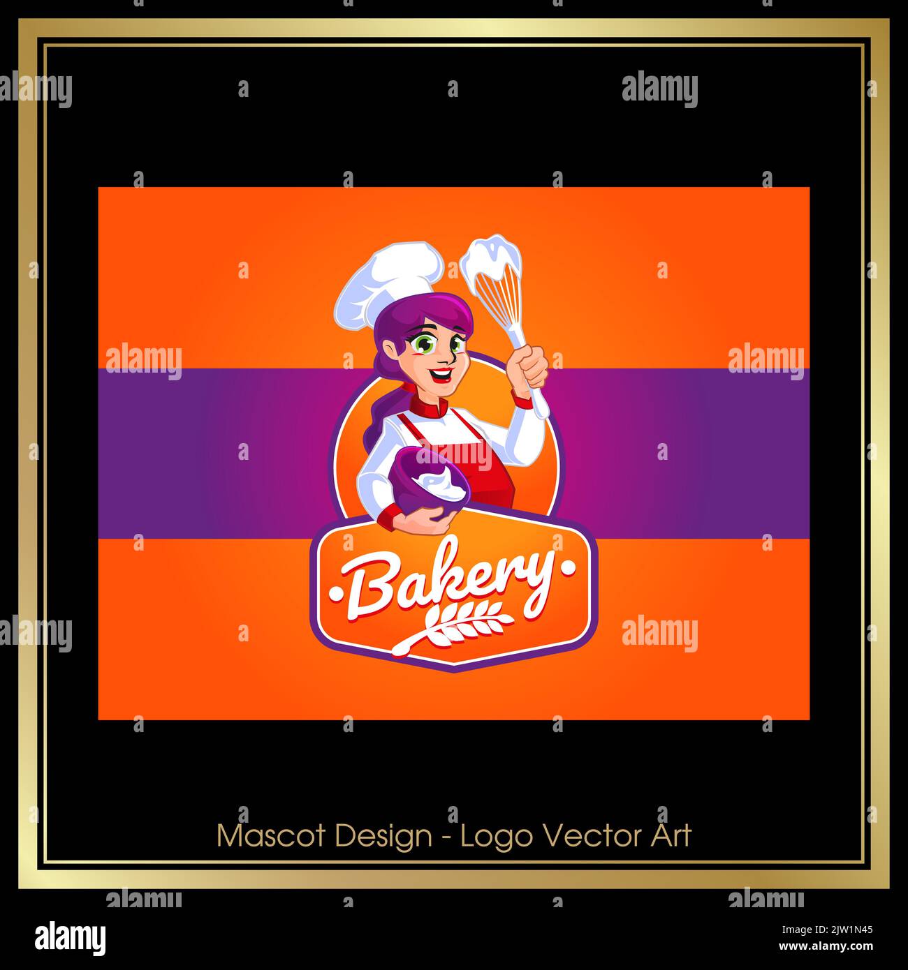 New Mascot logo illustration vector design. Suitable for Company