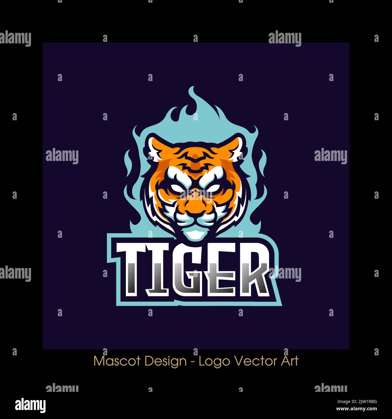 New Mascot logo illustration vector design. Suitable for Company