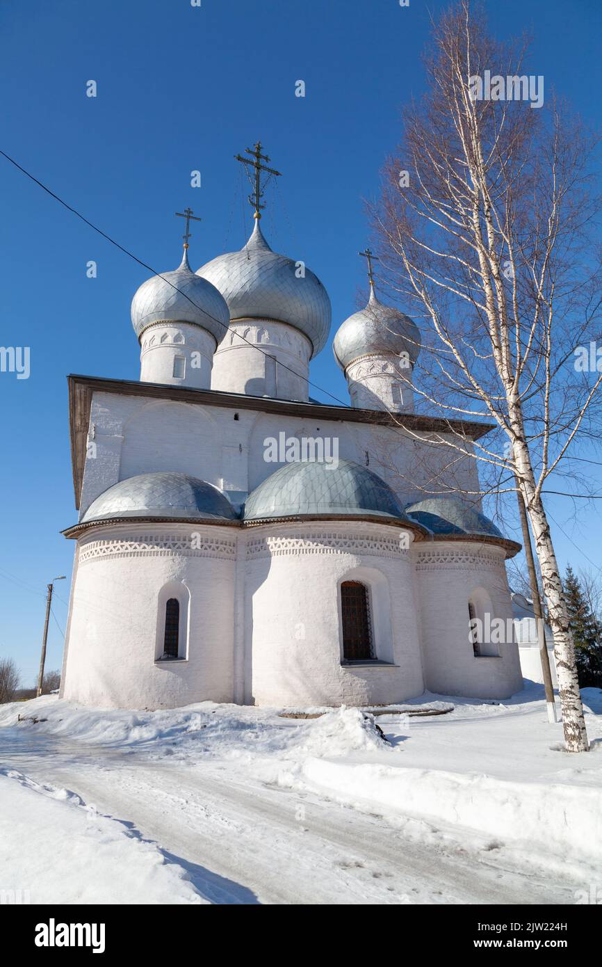 Assumption church, Belozersk, Vologda region, Russia. Stock Photo