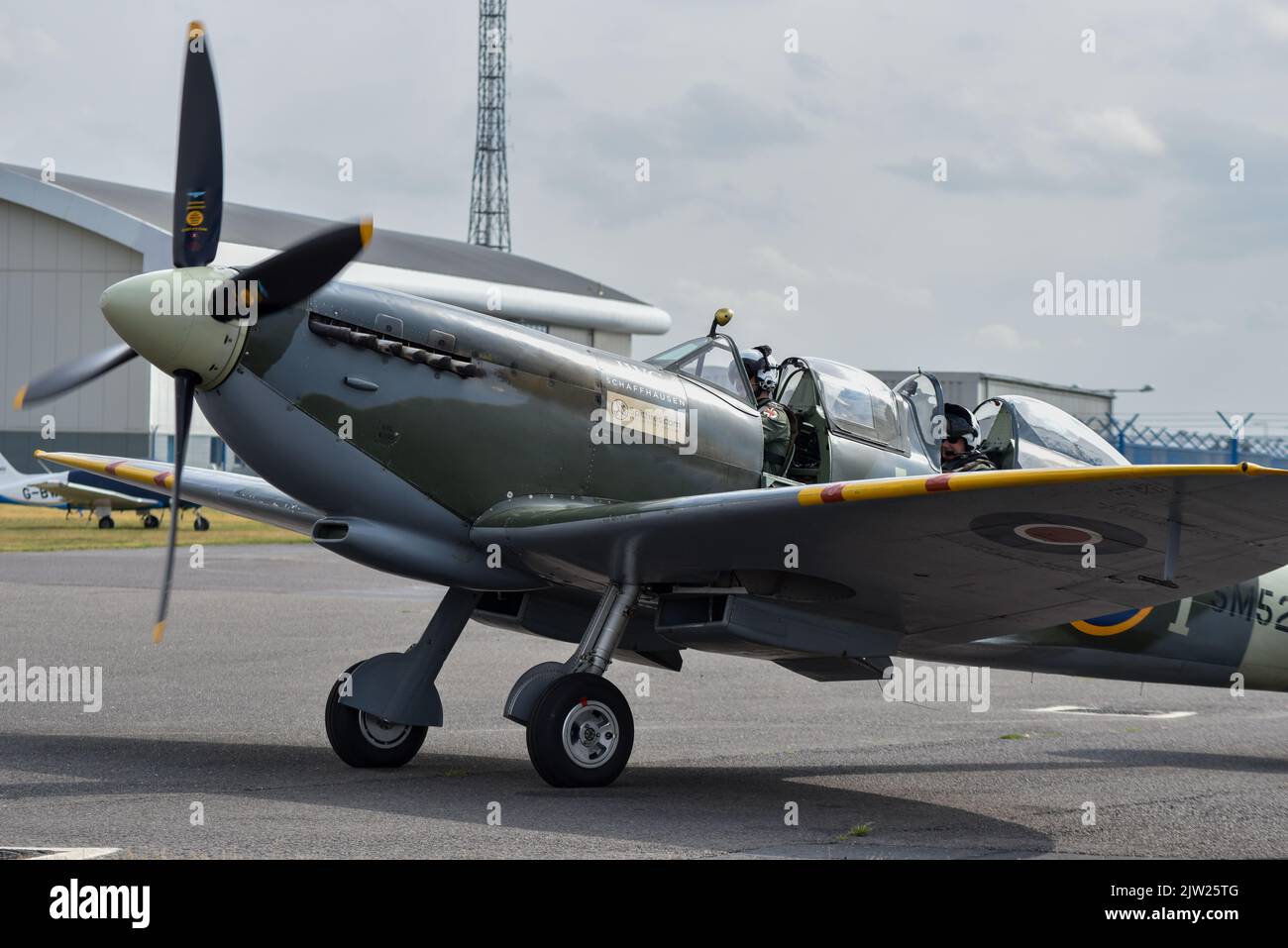 Spitfire fighter aircraft seat hi-res stock photography and images - Alamy