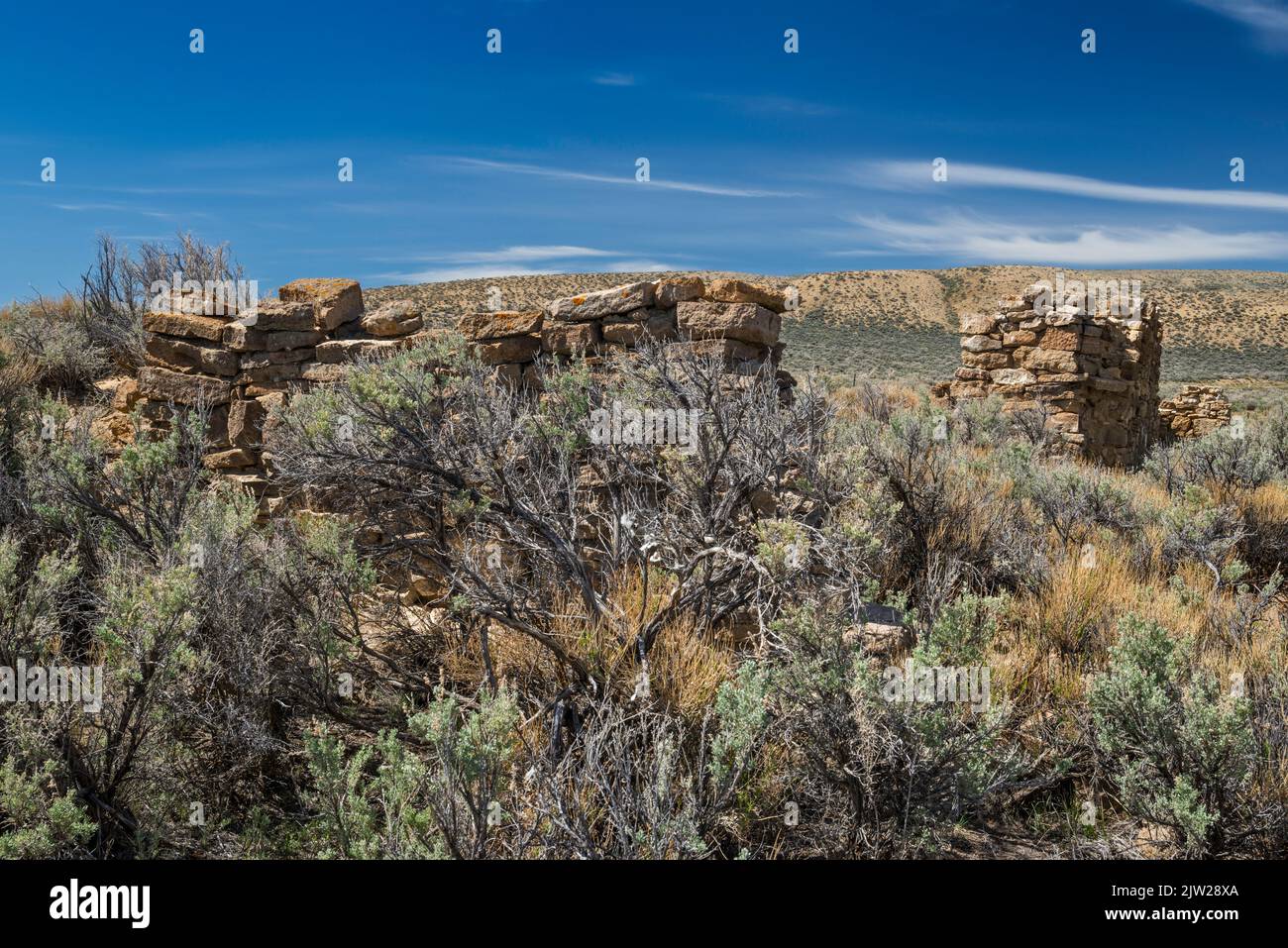 La Clede Stage Station ruins, Red Desert, Bitter Creek Road, Wyoming