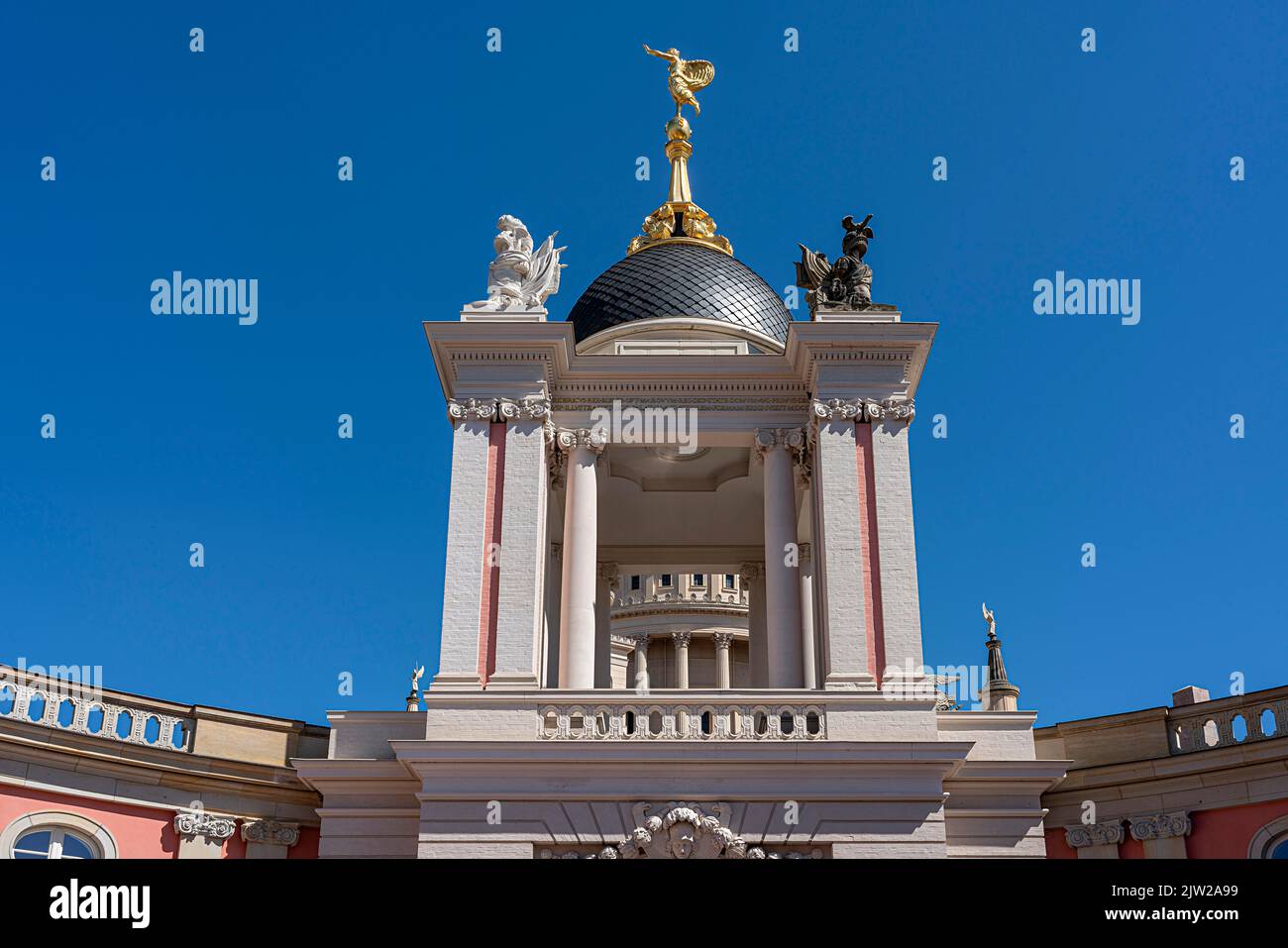 Fortuna Portal, Potsdam City Palace, Brandenburg, Germany Stock Photo