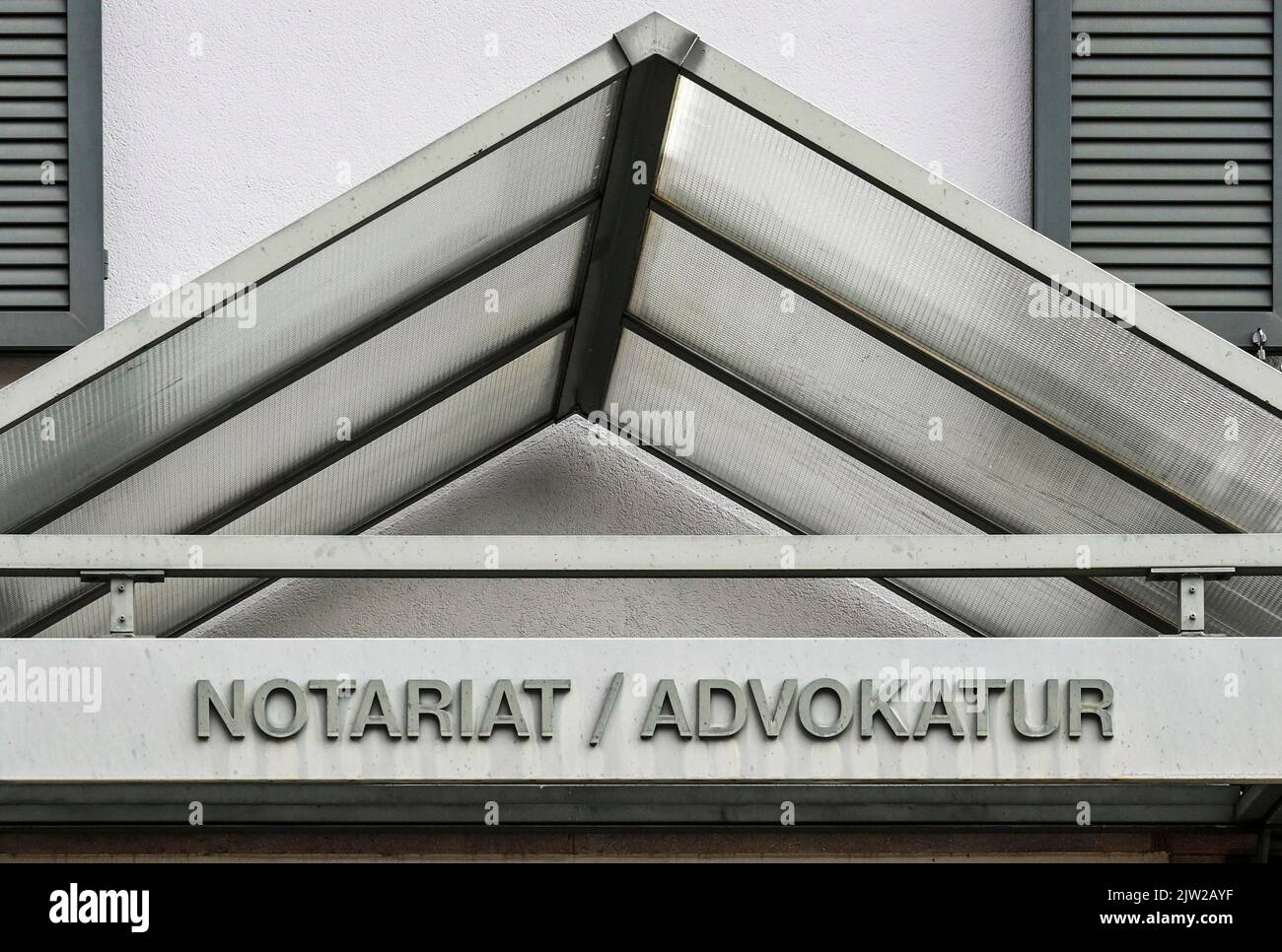 Lettering Notary's Office Advocacy Stock Photo