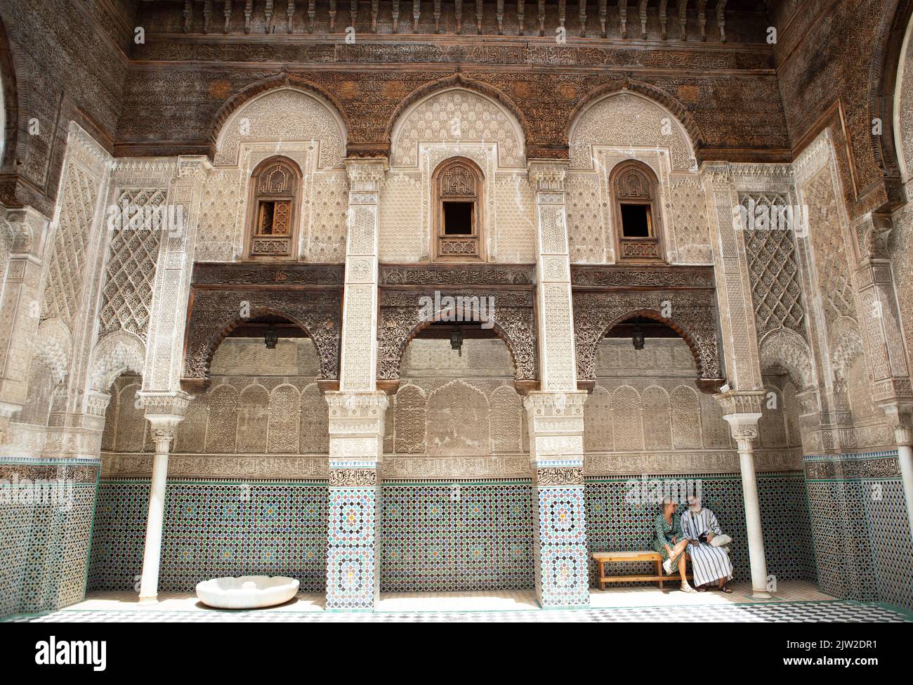 al-attarine-madrasa-or-medersa-al-attarine-fes-morocco-stock-photo