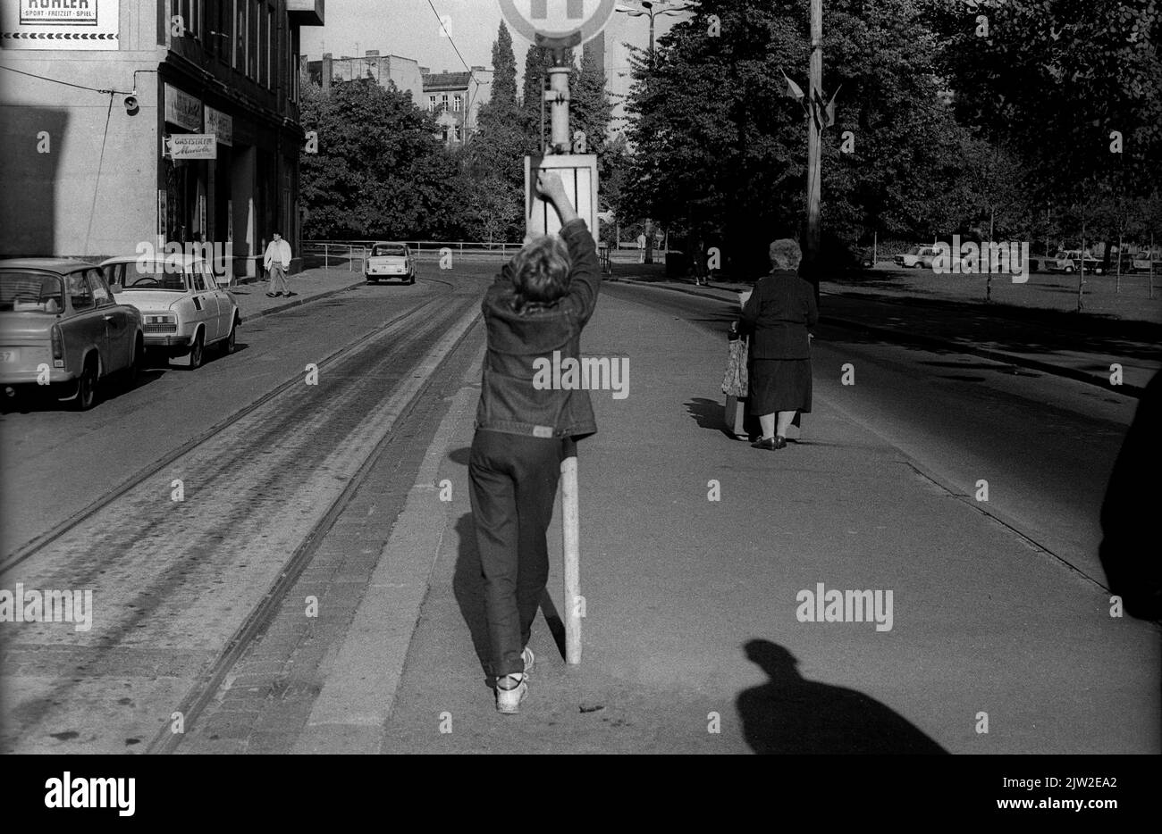 Hackescher markt germany berlin Black and White Stock Photos &amp; Images ...