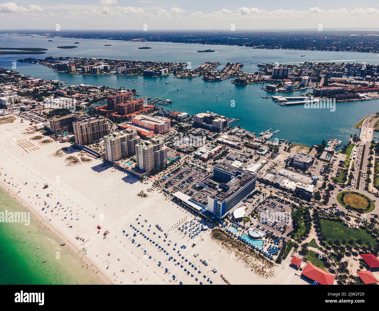 Clearwater beach aerial hires stock photography and images Alamy