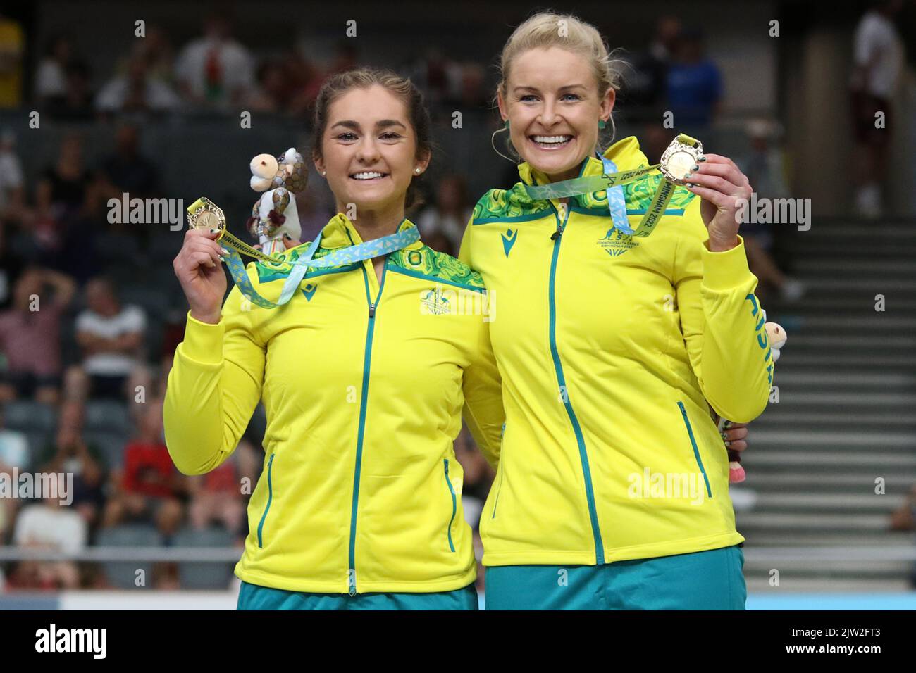 Jessica GALLAGHER of Australia along with her pilot Caitlin Ward