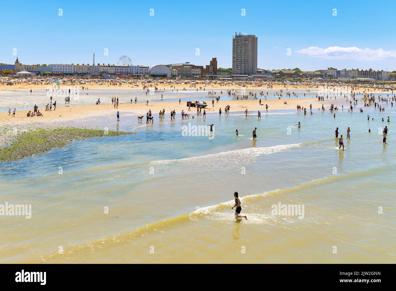 Margate beach, Margate, Kent, England, UK Stock Photo