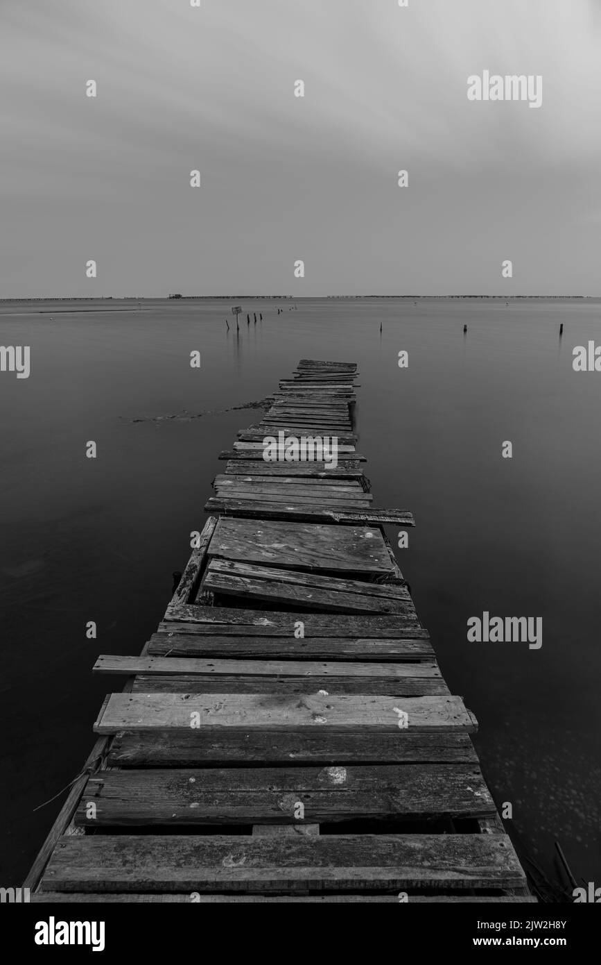 Abandoned quay Black and White Stock Photos & Images - Alamy