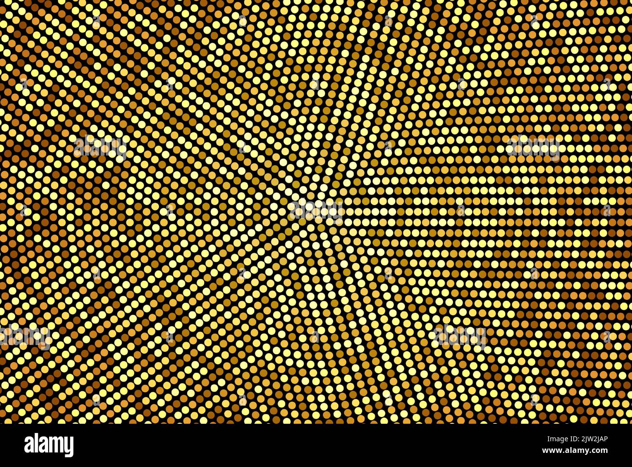 Vector golden disco background. Gold glitters on a black background