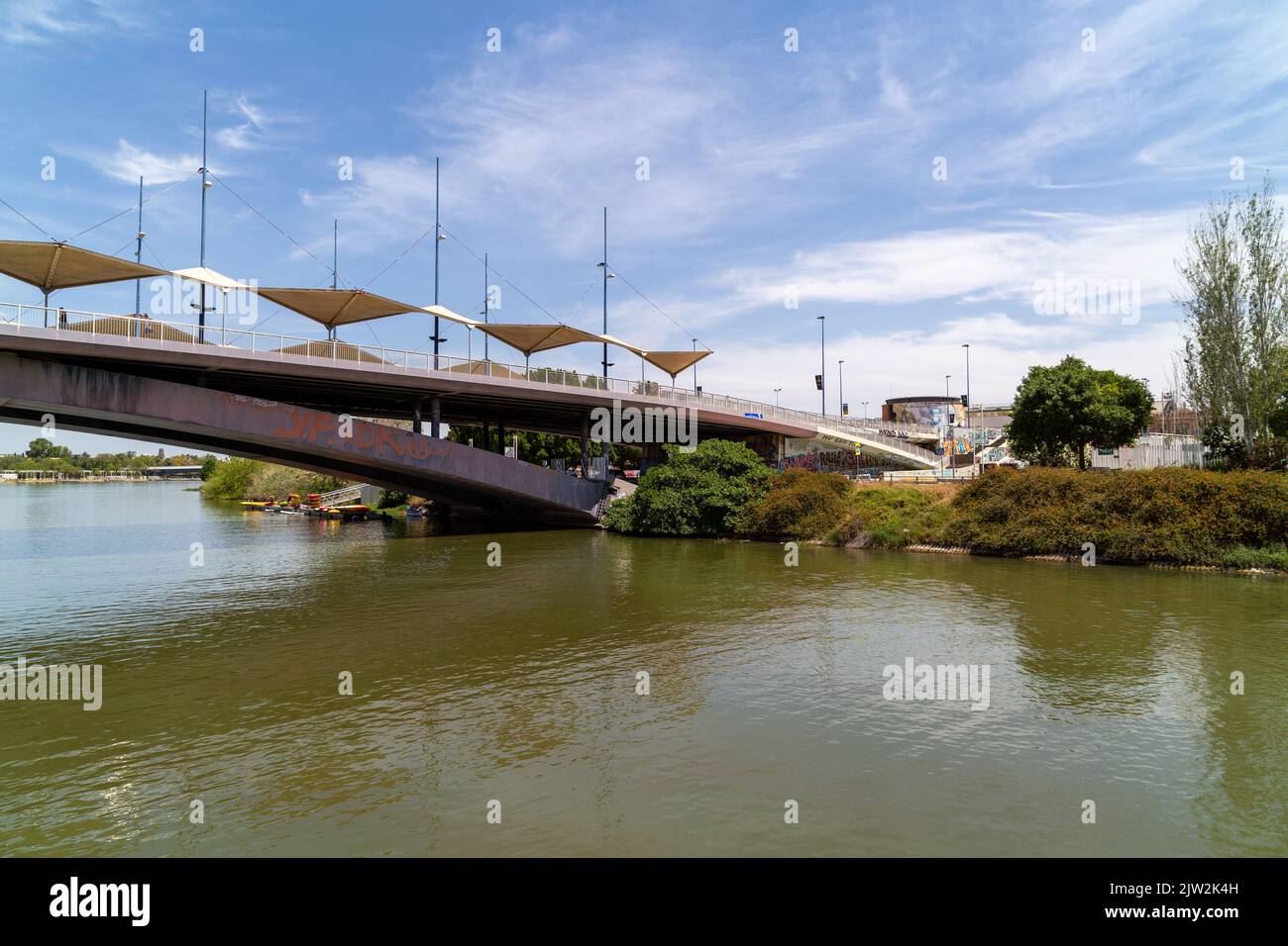 River Guadalquivir, Seville, Spain Stock Photo