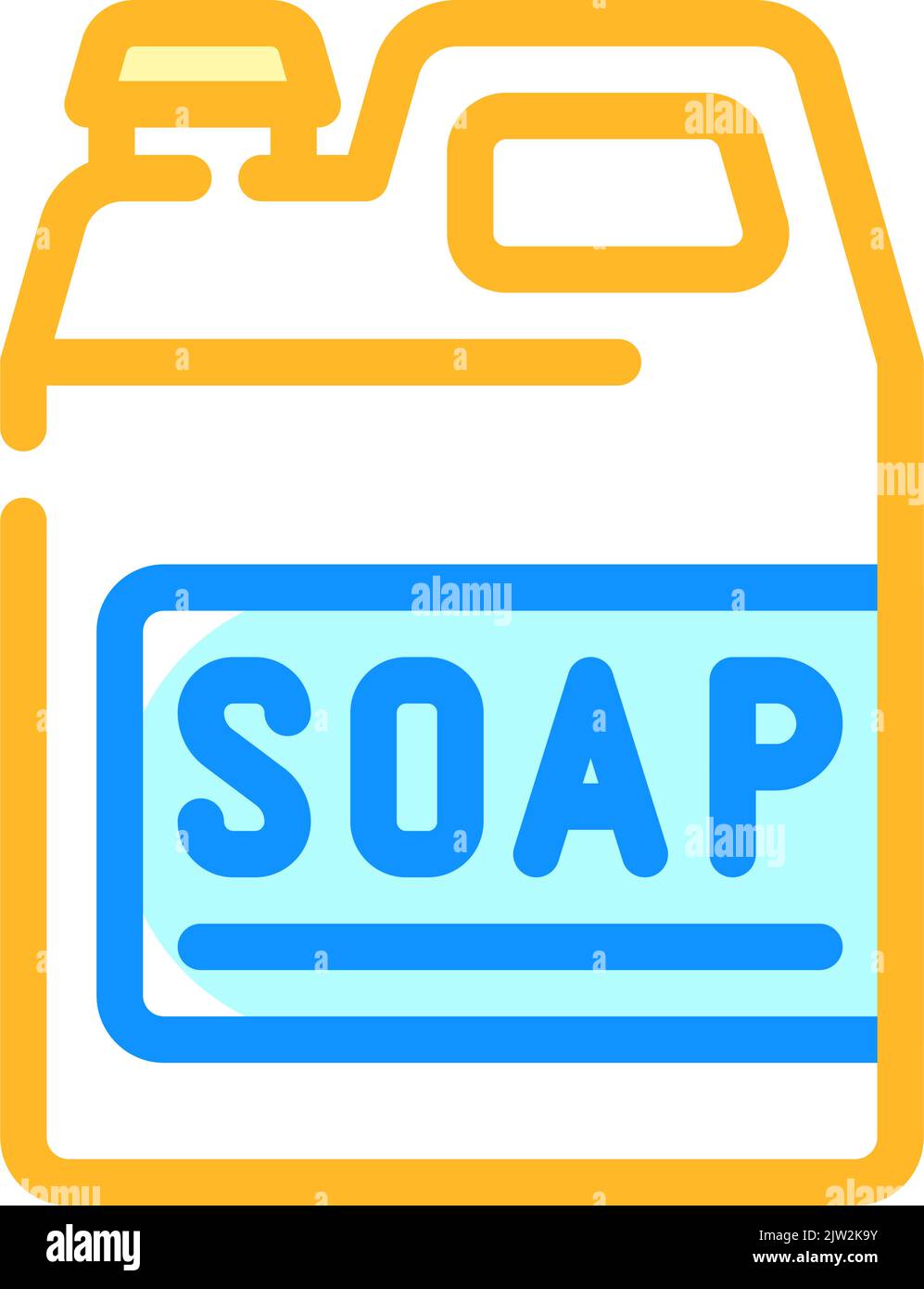 soap canister color icon vector illustration Stock Vector Image & Art ...