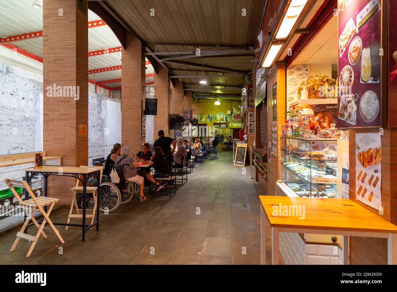 Mercado de Triana, Seville Stock Photo