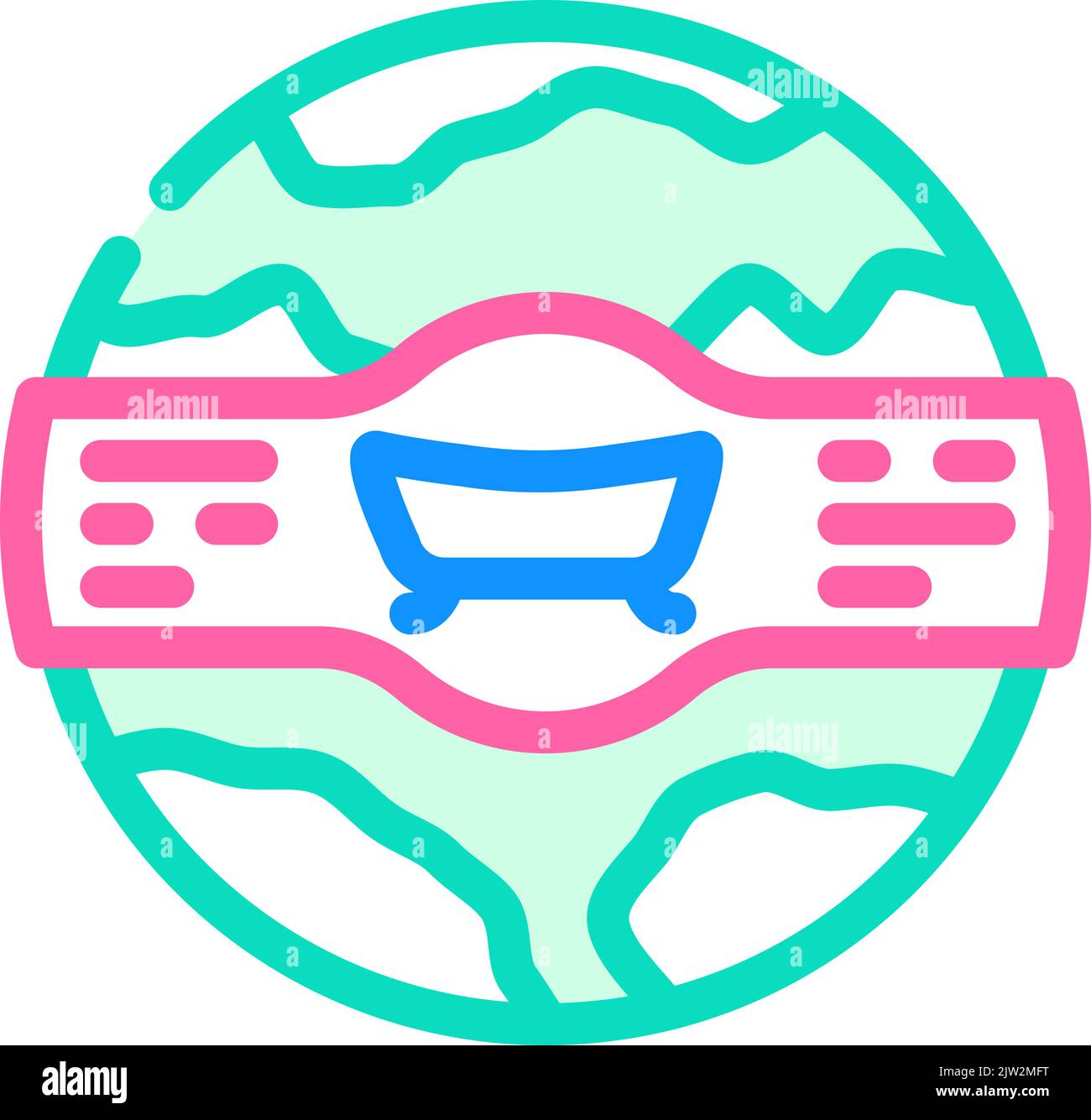 bath bomb color icon vector illustration Stock Vector Image & Art - Alamy