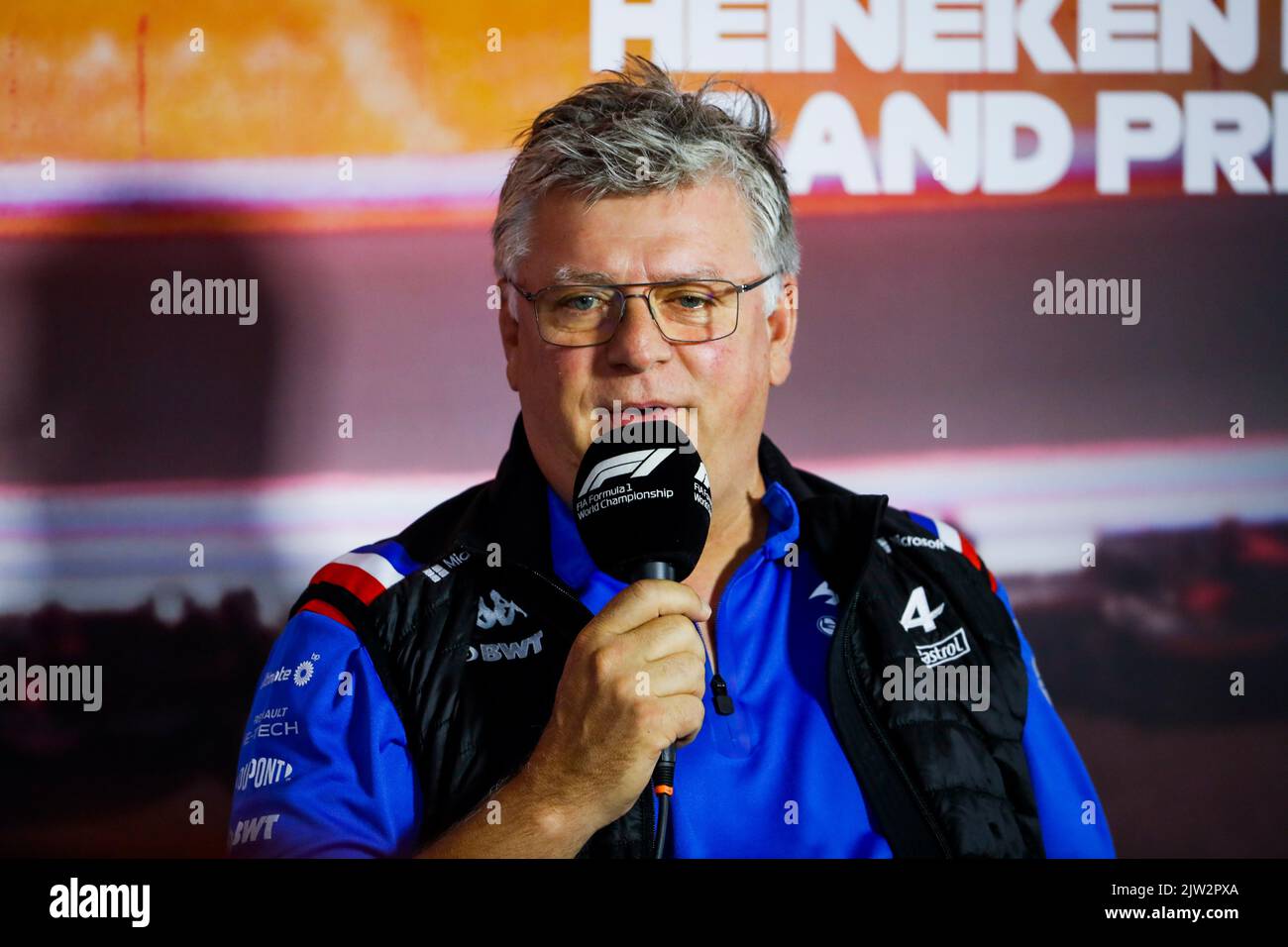 Otmar Szafnauer (USA) Alpine F1 Team, Team Principal in the FIA Press ...