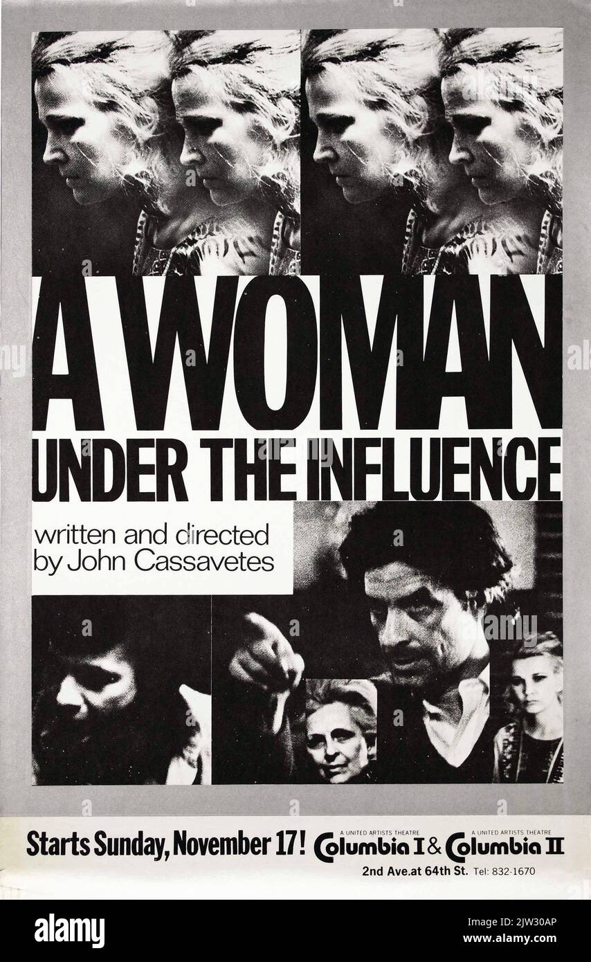 Theatrical release poster for John Cassavetes's 1974 film A Woman Under