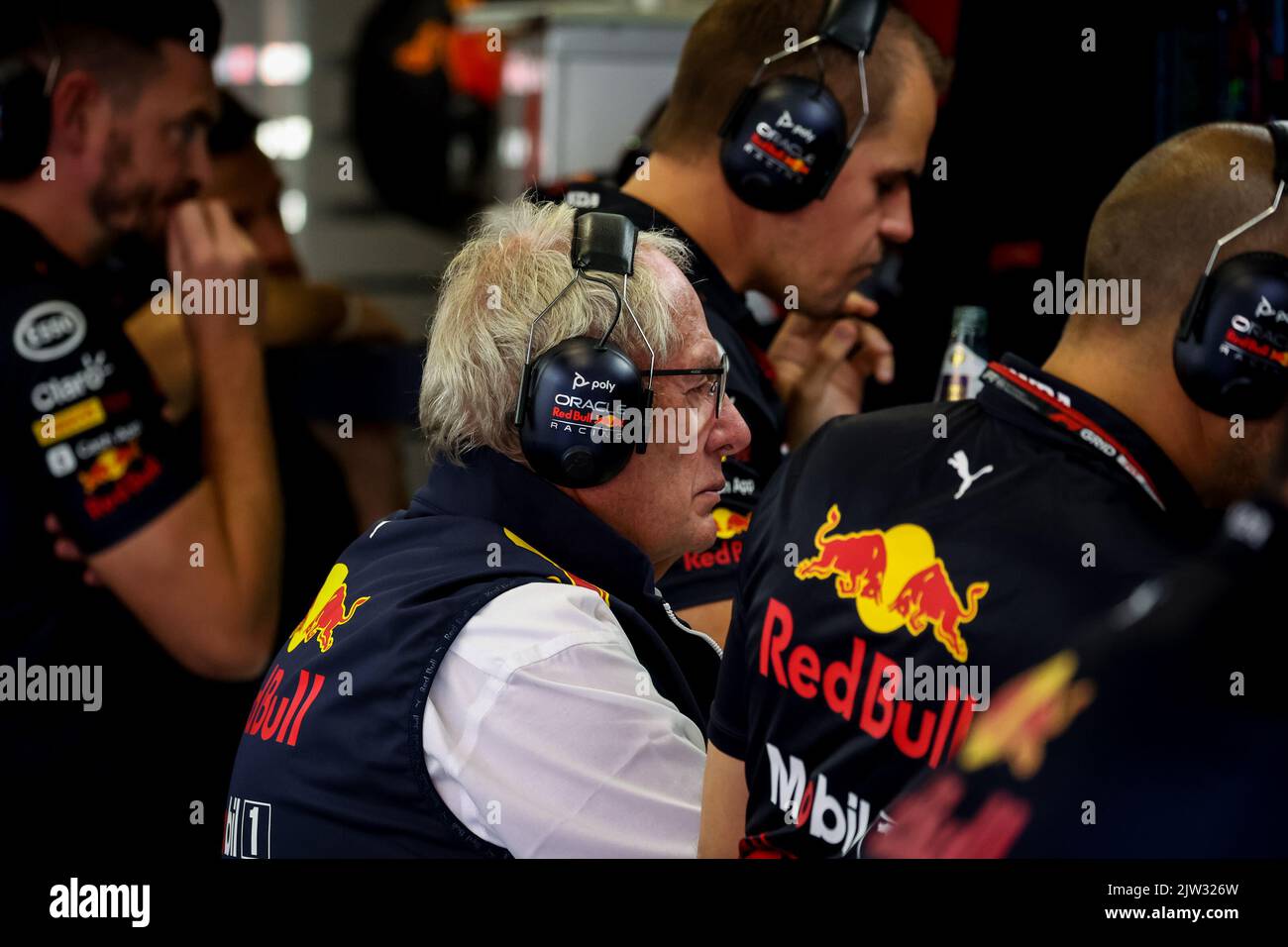 Zandvoort, Netherlands. 03rd Sep, 2022. ZANDVOORT, NETHERLANDS - SEPTEMBER 3: Oracle Red Bull Racing Team Consultant Dr Helmut Marko during the Final Practice ahead of the Formula 1 Dutch Grand Prix at Cicuit Zandvoort on September 3, 2022 in Zandvoort, Netherlands (Photo by Marcel ter Bals/BSR Agency) Credit: Orange Pics BV/Alamy Live News Stock Photo