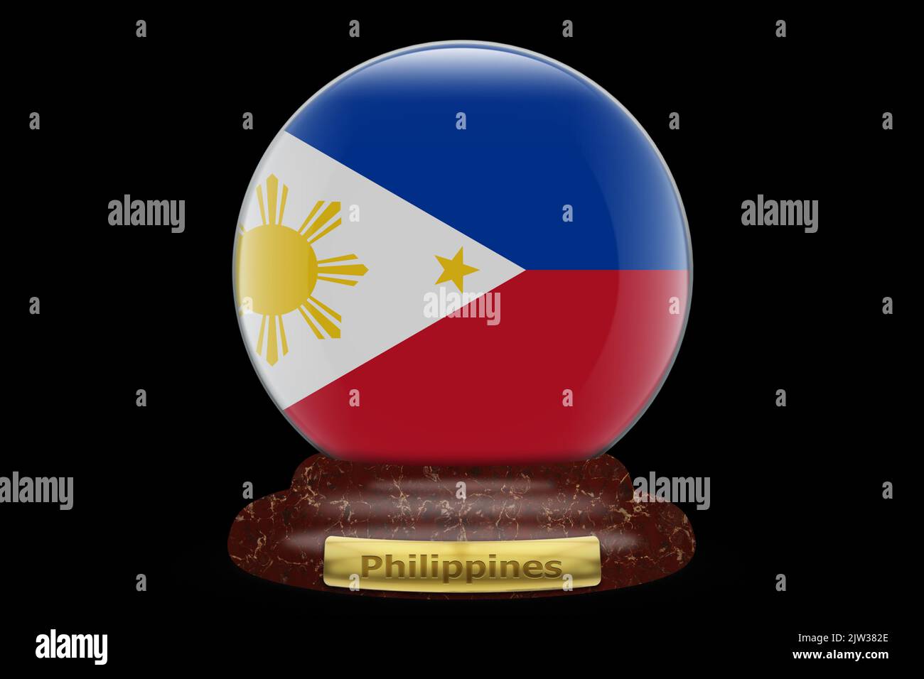 Philippines Philippinese Filipinos Flag Flag 3x5 Ft Double Fabric Duplex Prints Outdoor Flags Foot Feet Outside Banner Brightly Colored Fade Resistant Hea