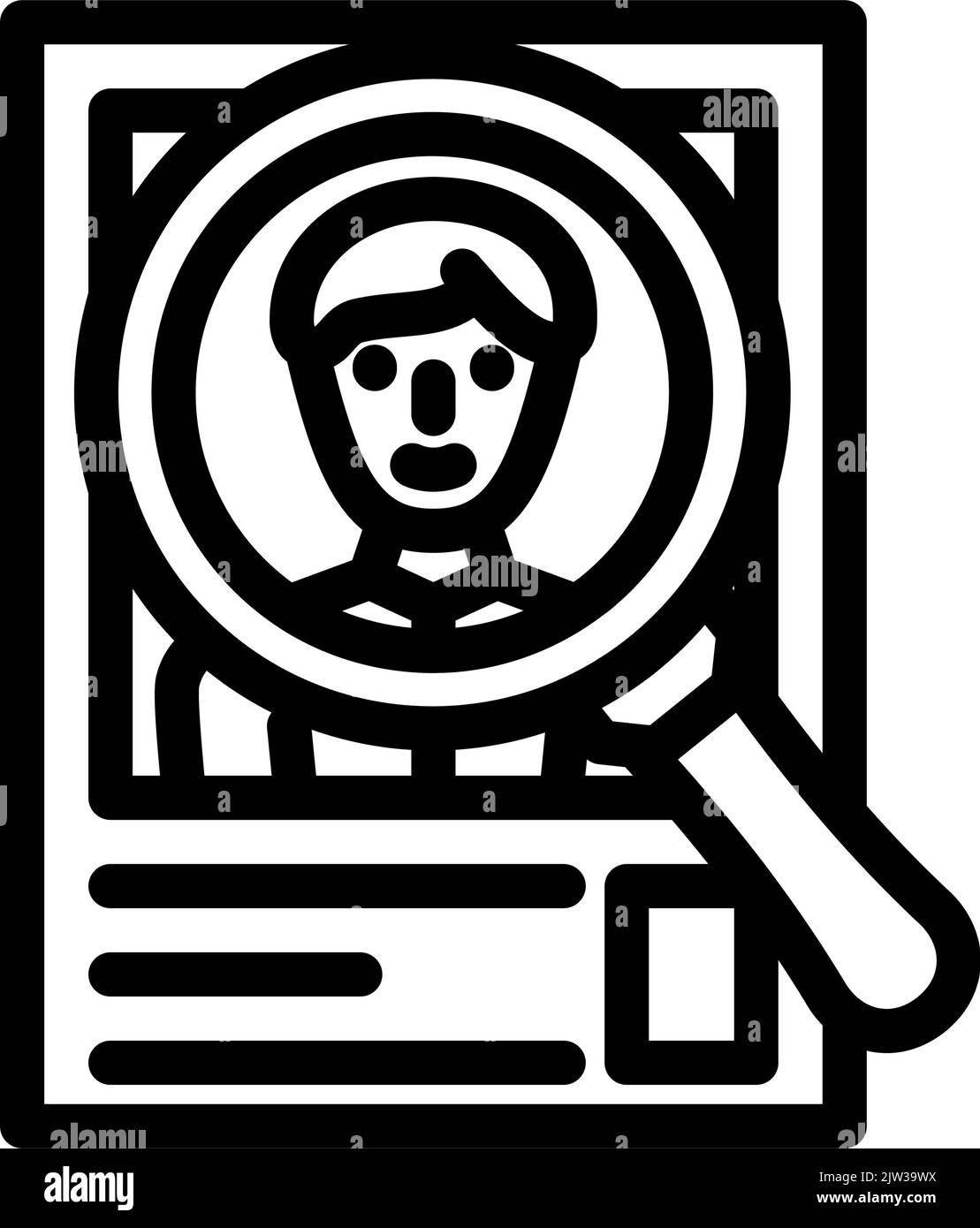 forward qualified lead line icon vector illustration Stock Vector Image