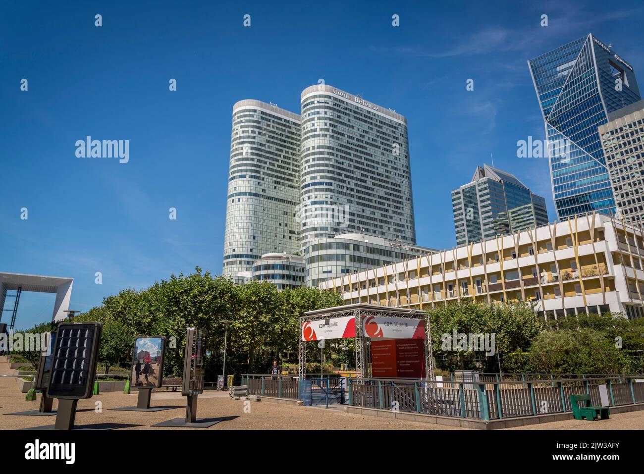 Coeur Défense skyscraper, Europe's largest office complex, La Defense