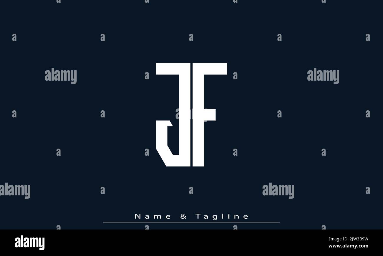 Jf logo Stock Vector Images - Alamy