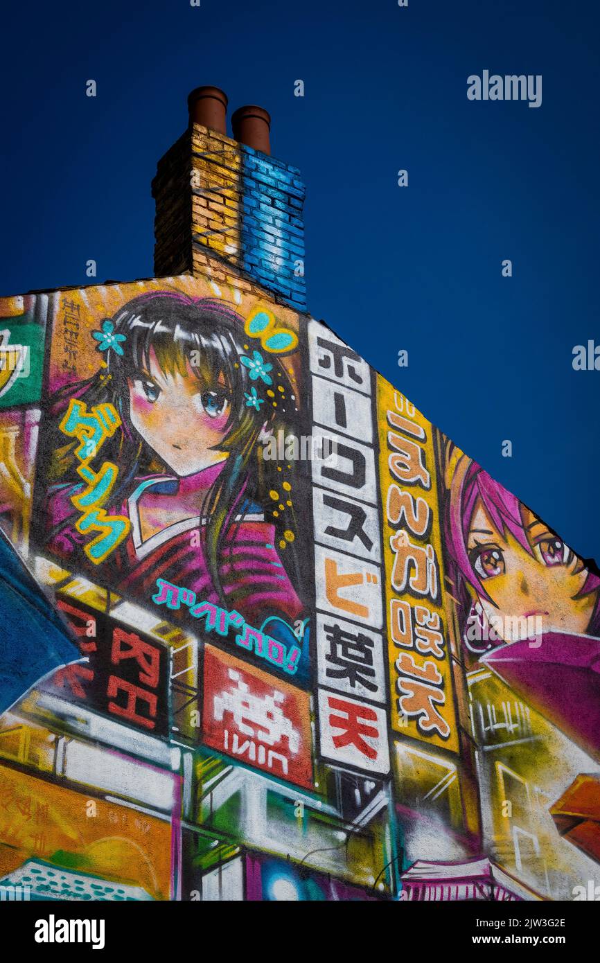 Graffiti art and artists at the Southend City Jam Street Art Festival