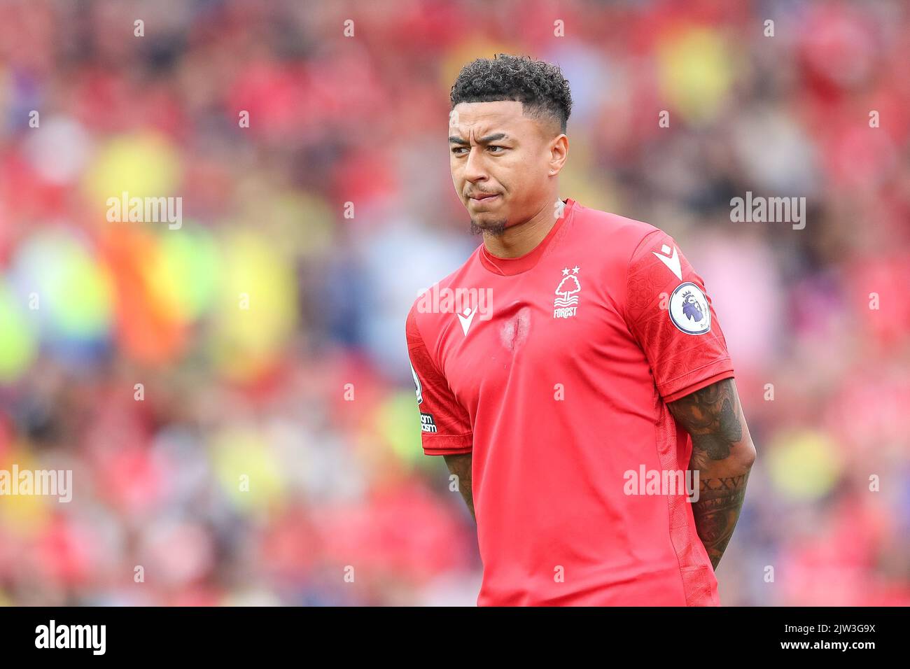 Jesse Lingard 11 Of Nottingham Forest Before The Premier League Match Jesse Lingard 11 Of Nottingham Forest Before The Premier League Match Nottingham Forest Vs Bournemouth At City Ground Nottingham United Kingdom 3rd September 2022 Photo By Gareth Evansnews Images 2JW3G9X