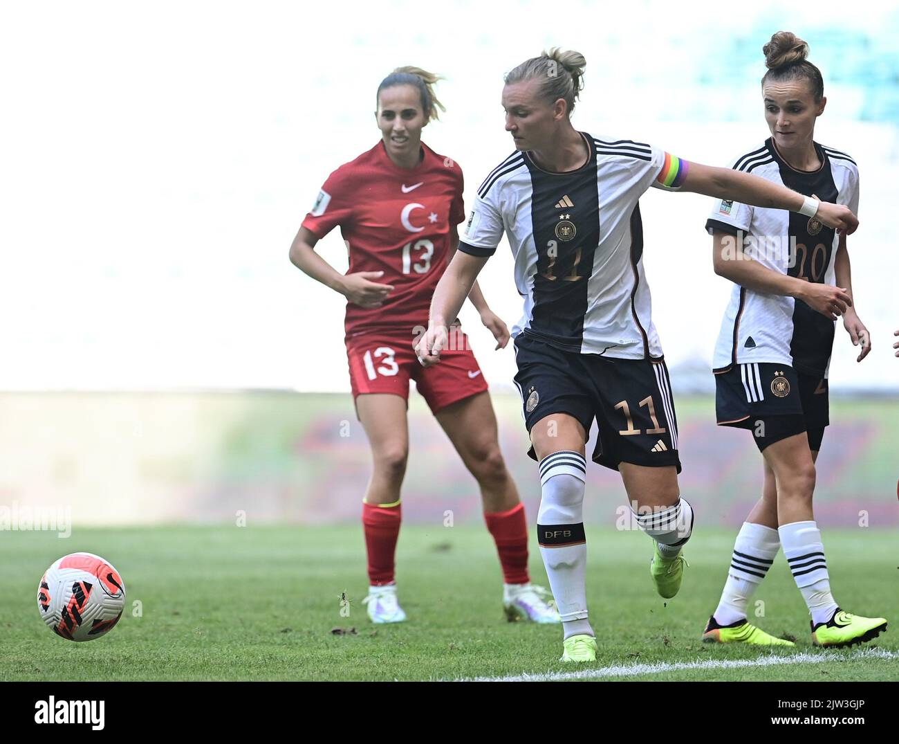 Bursa, Turkey. 03rd Sep, 2022. Soccer, women World Cup qualifying