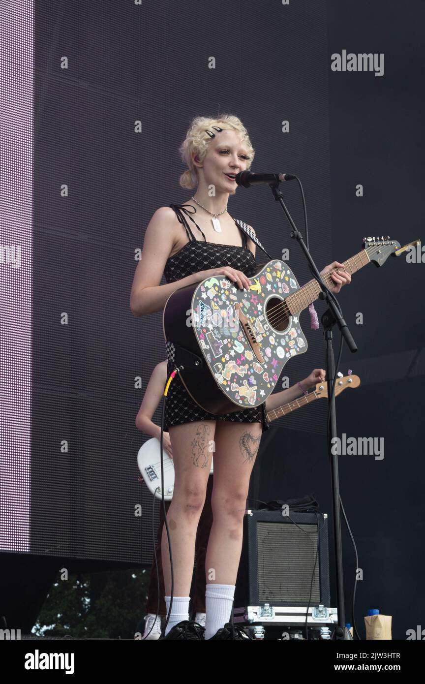 CHLOE MORIONDO performing at the Connect Festival Royal Highland Centre Edinburgh on the 27th August 2022 Stock Photo