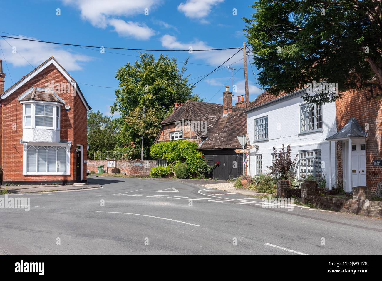 Broughton village in Hampshire, England, UK Stock Photo Alamy