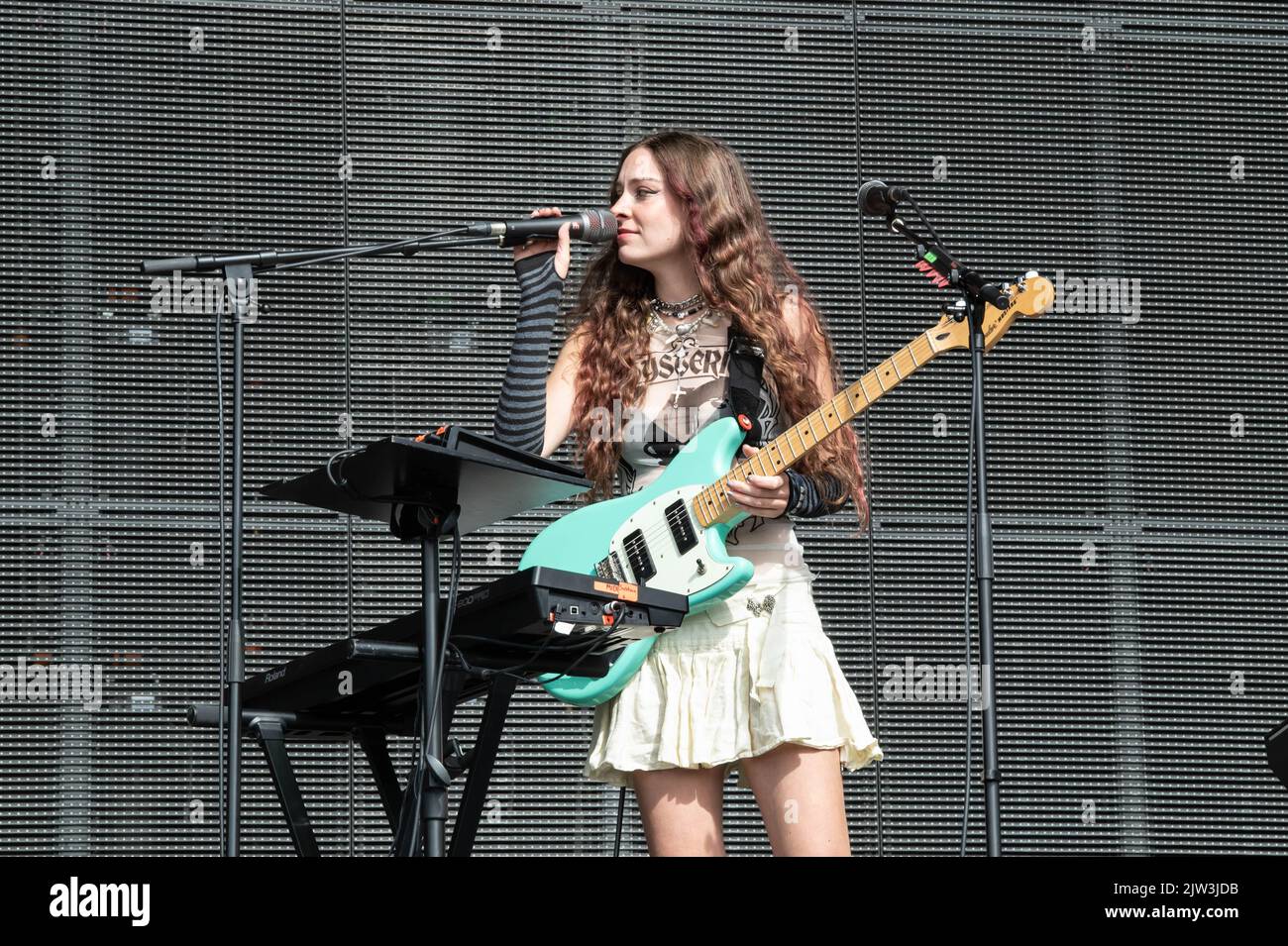 HOLLY HUMBERSTONE performing at Connect Festival 2022 at Royal Highland ...