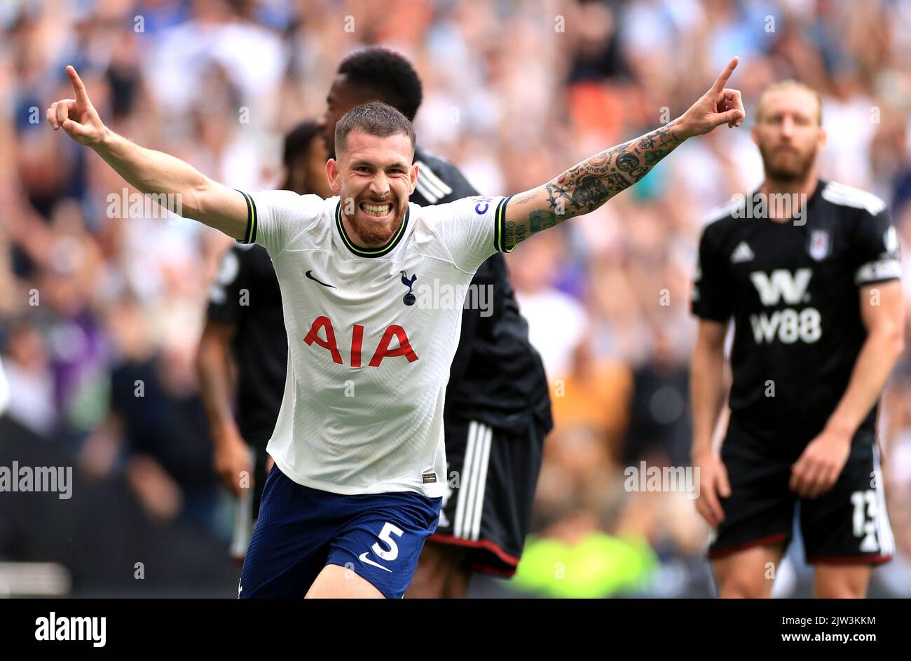 PIERRE-EMILE HOJBJERG, TOTTENHAM HOTSPUR FC, 2022 Stock Photo - Alamy