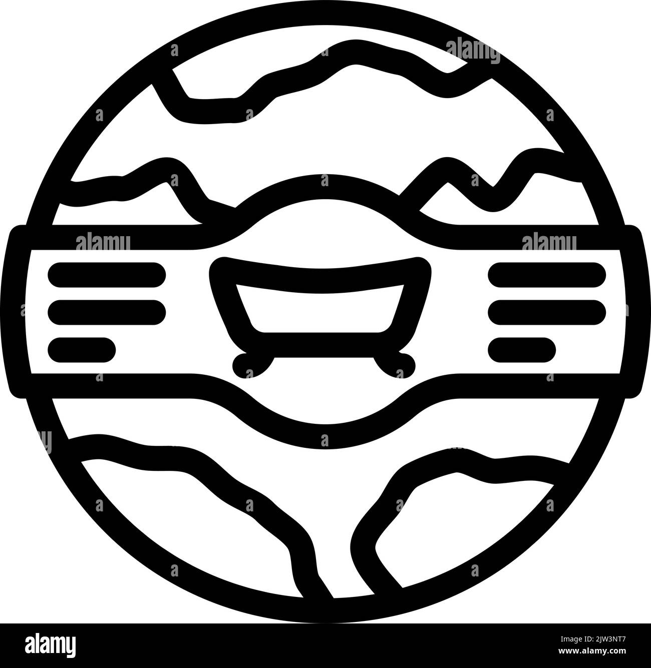 bath bomb line icon vector illustration Stock Vector Image & Art Alamy