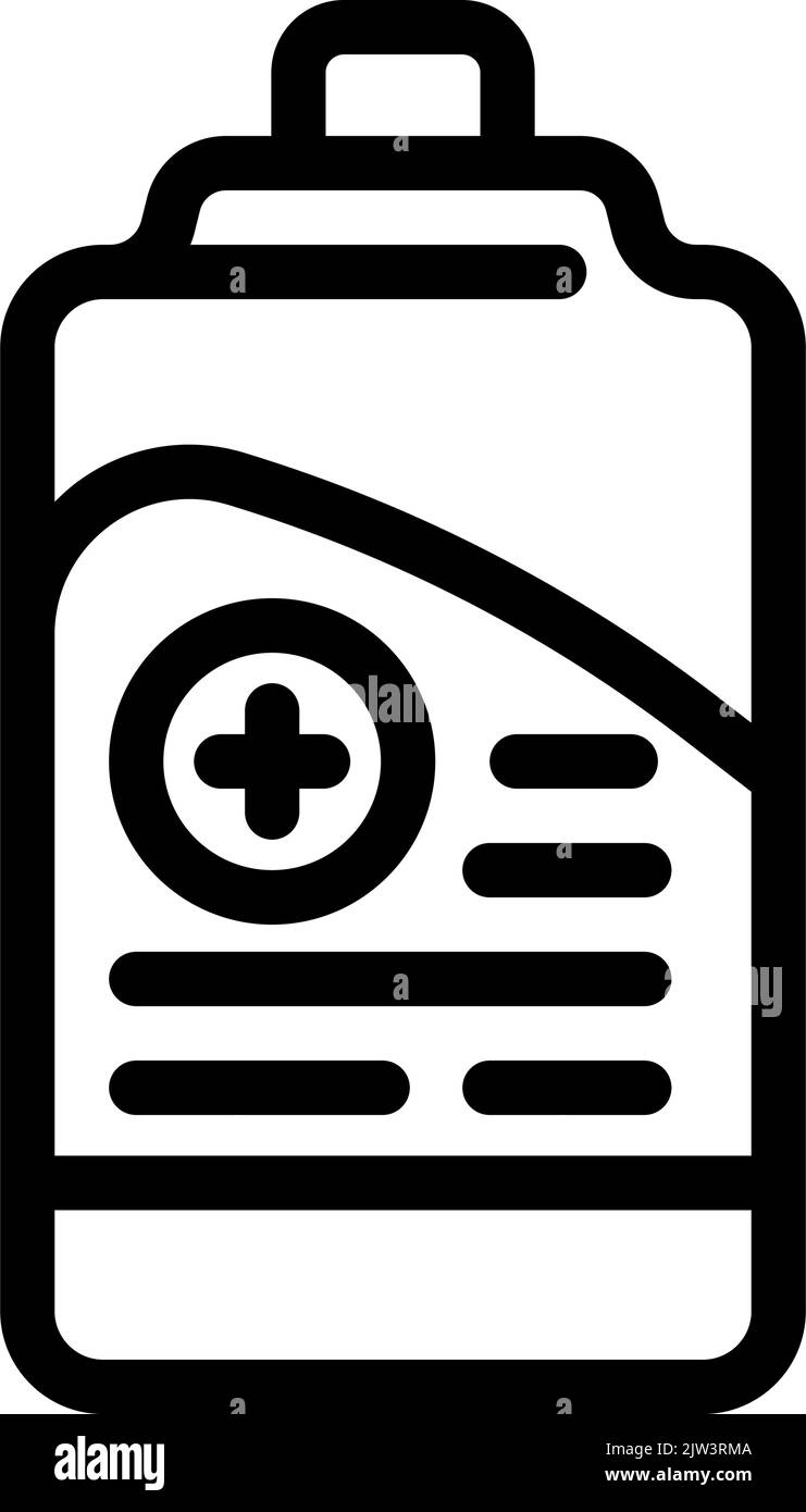 antibacterial soap line icon vector illustration Stock Vector Image ...