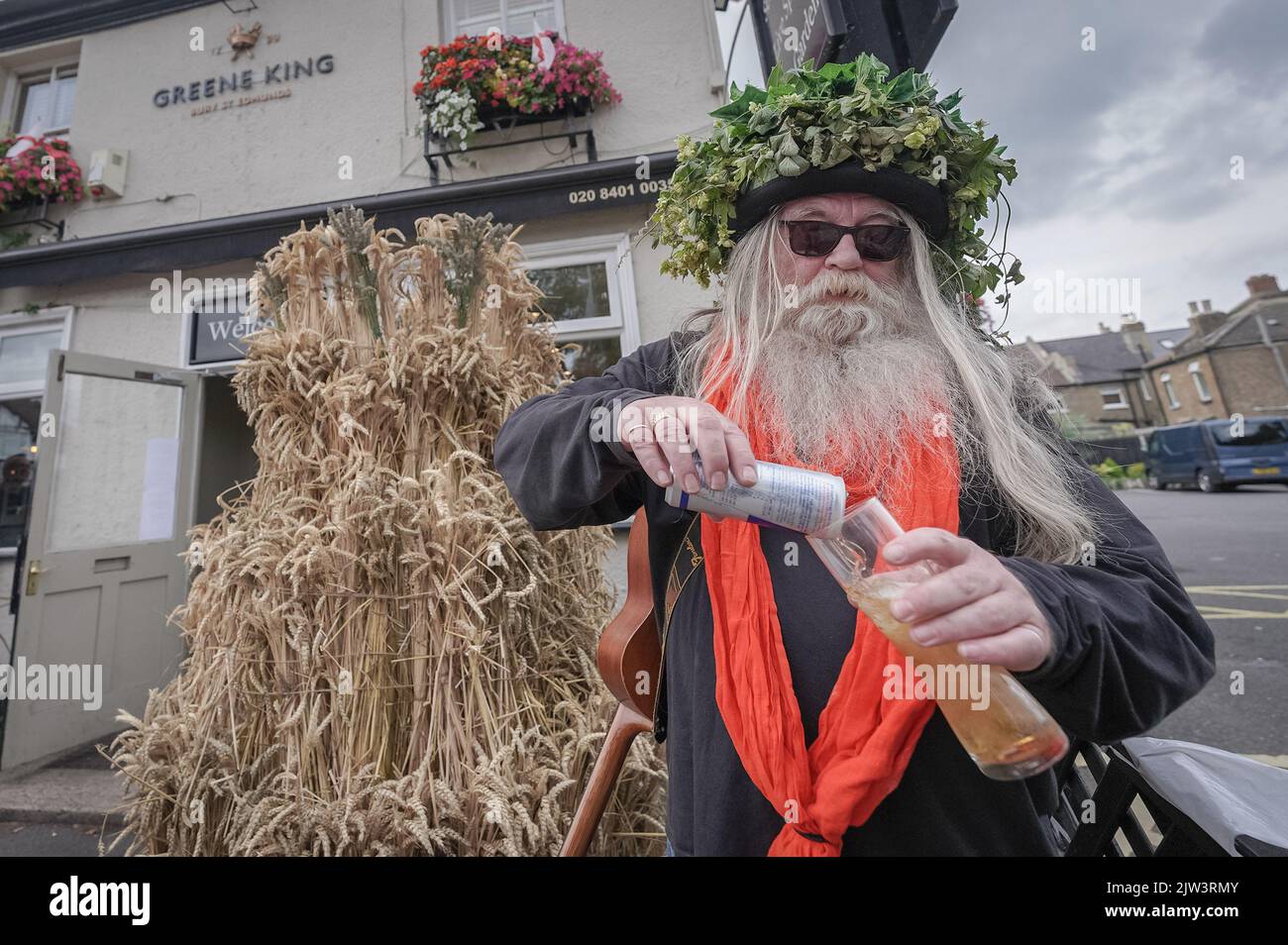 Made from the last straw in the harvest, the Carshalton Jack is a male figu...