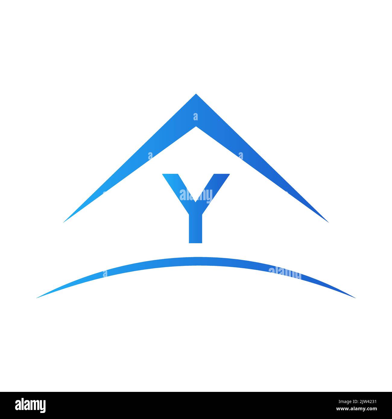 Y logo with real estate house building roof, template. Victor Stock Vector Image & Art Alamy