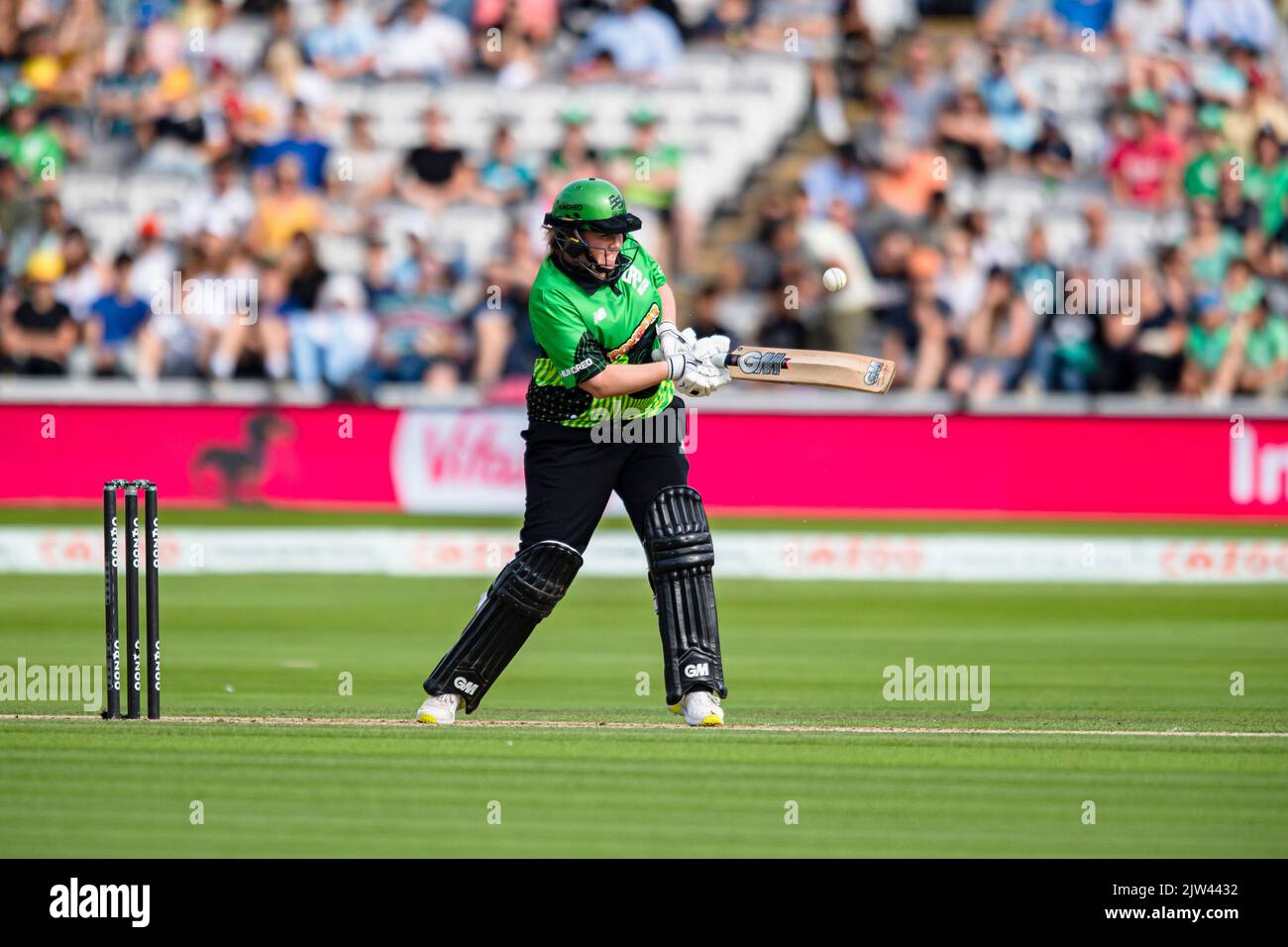 LONDON, UNITED KINGDOM. 03rd September, 2022. Anya Shrubsole of Southern Brave (Capt.) during The Hundred Women Final -  Oval Invincibles vs Southern Brave at The Lord's Cricket Ground on Saturday, September 03, 2022 in LONDON ENGLAND.  Credit: Taka G Wu/Alamy Live News Stock Photo