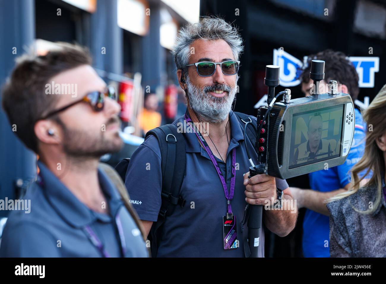Canal+ TV at work during the Formula 1 Heineken Dutch Grand Prix 2022 ...