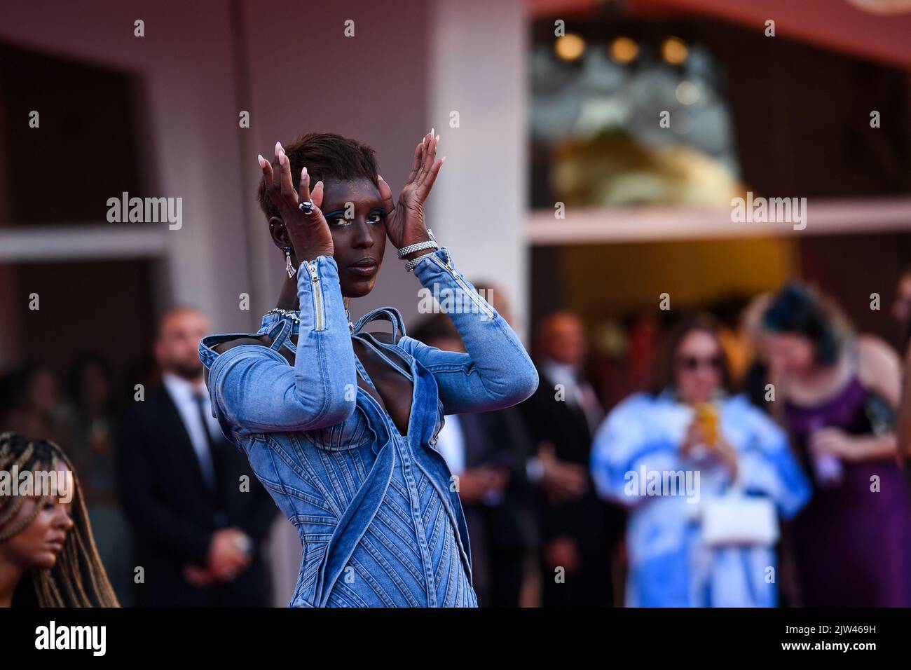 Jodie Turner-Smith 79th Venice Film Festival Red Carpet of the movie