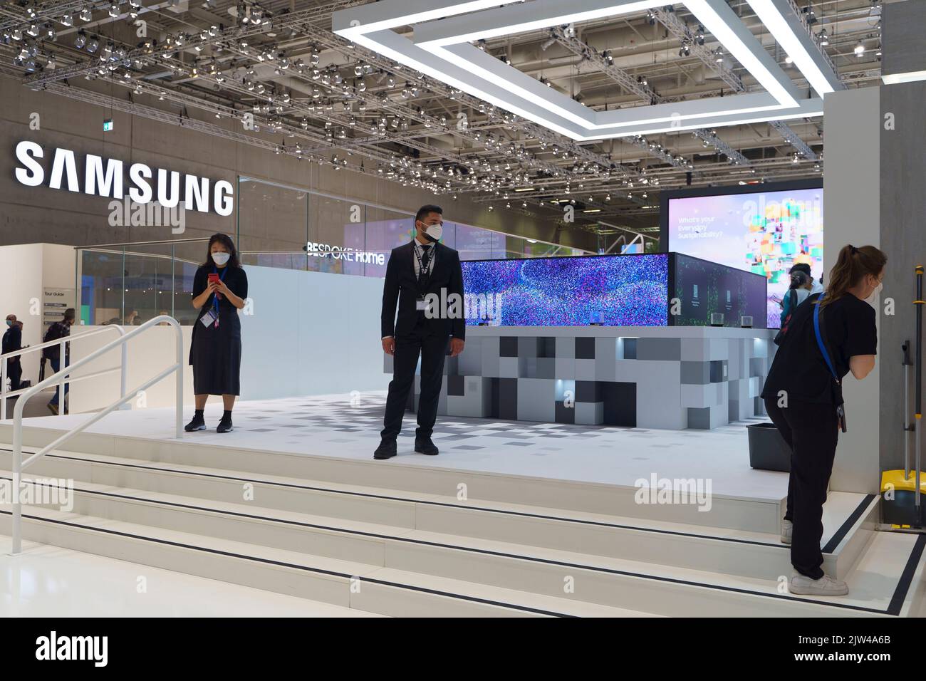 Berlin, Germany. 01st Sep, 2022. Samsung press conference during IFA 2022 Berlin, Germany on September 1, 2022. (Photo by Beata Siewicz/Pacific Press/Sipa USA) Credit: Sipa USA/Alamy Live News Stock Photo