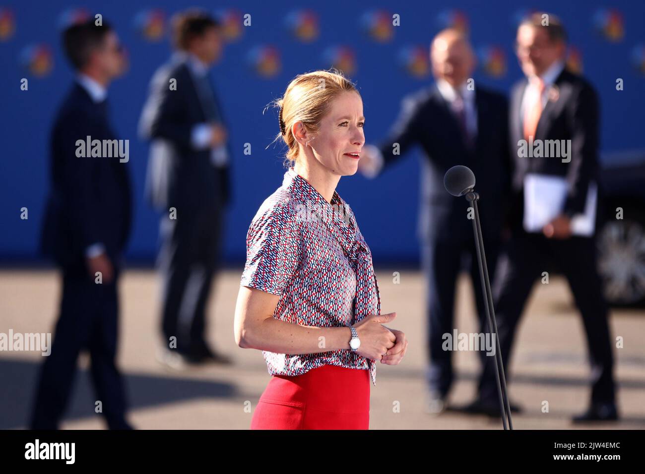 Estonian Prime Minister Kaja Kallas Hi res Stock Photography And Images 