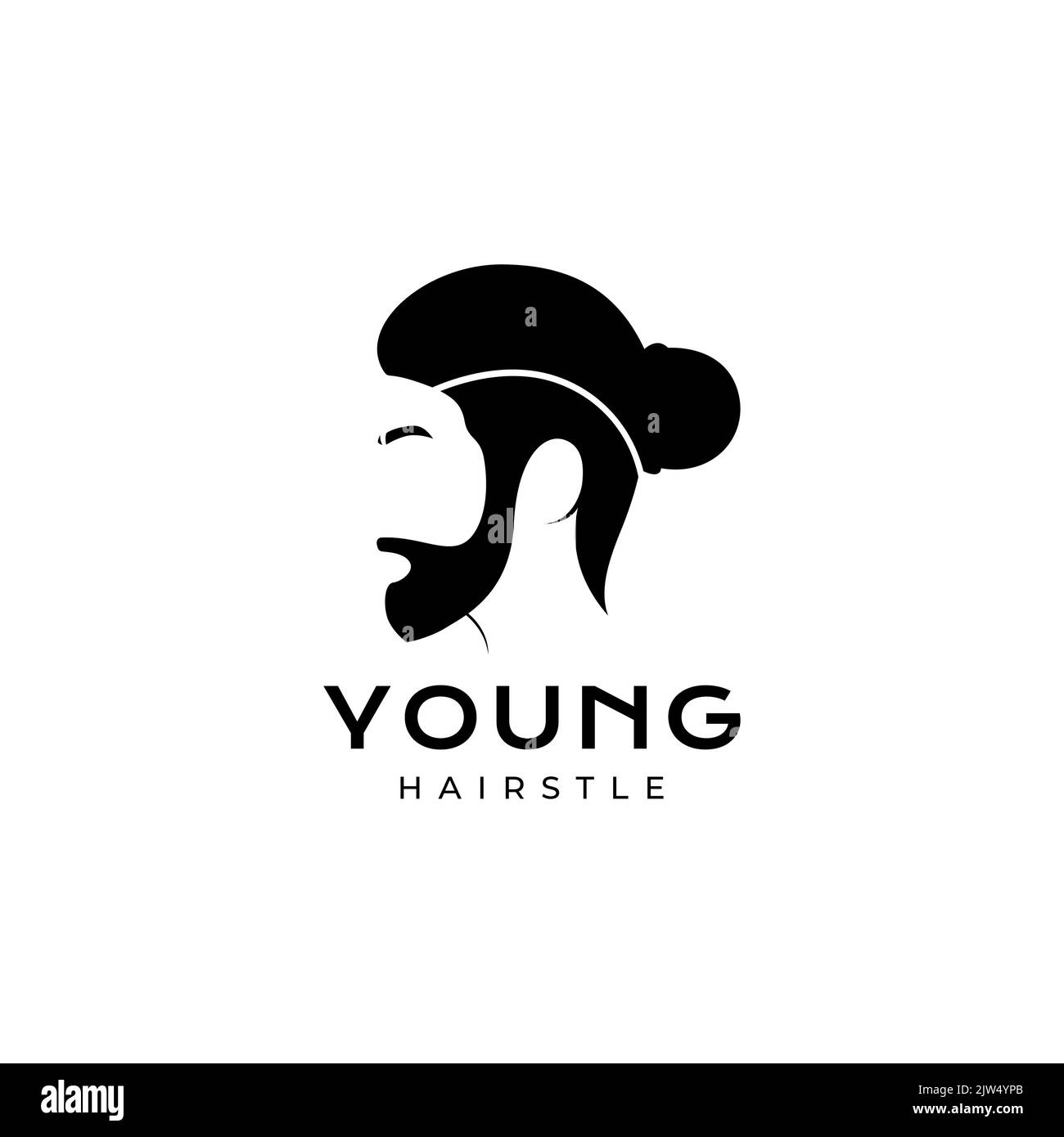 Cool Man Bearded With Hair Bun Logo Design Stock Vector Image Art Alamy cool-man-bearded-with-hair-bun-logo-design-stock-vector-image-art-alamy
