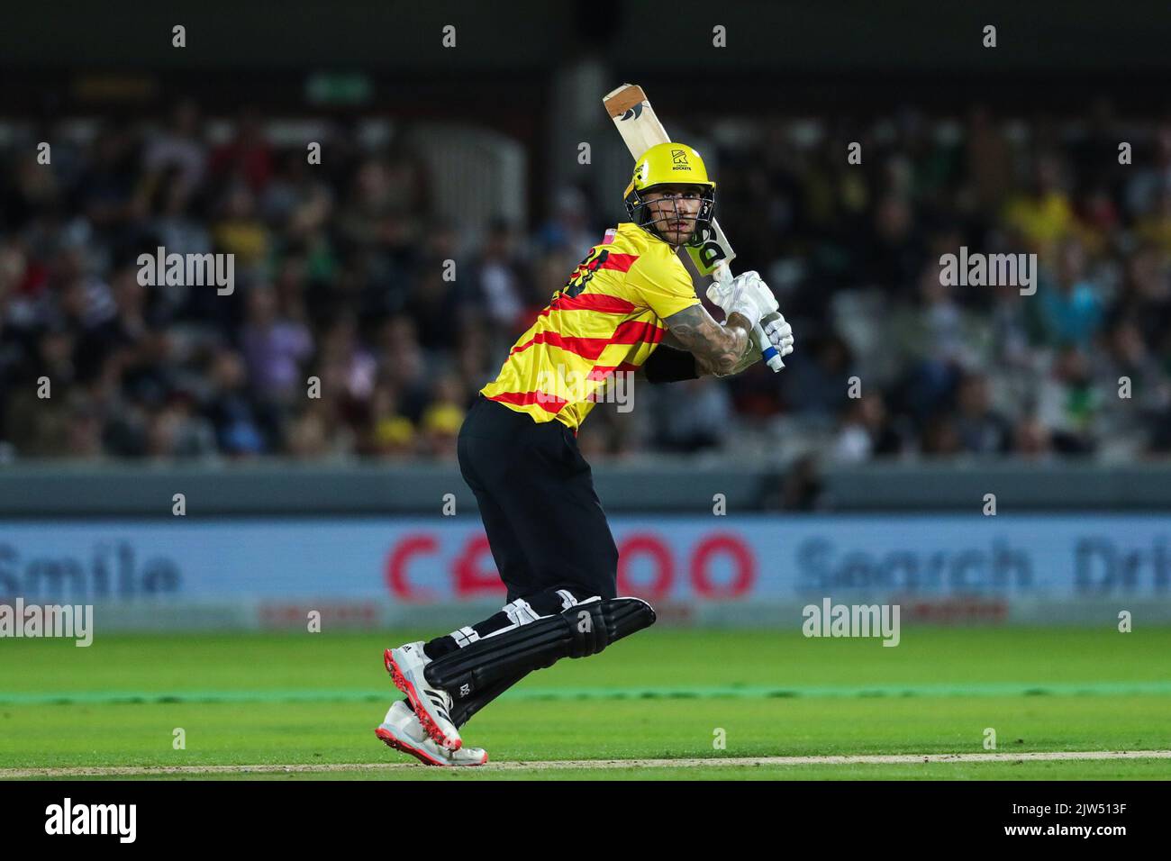 Sam Hain of Trent Rockets batting in The Hundred between Trent Rockets and  Northern Superchargers Stock Photo - Alamy