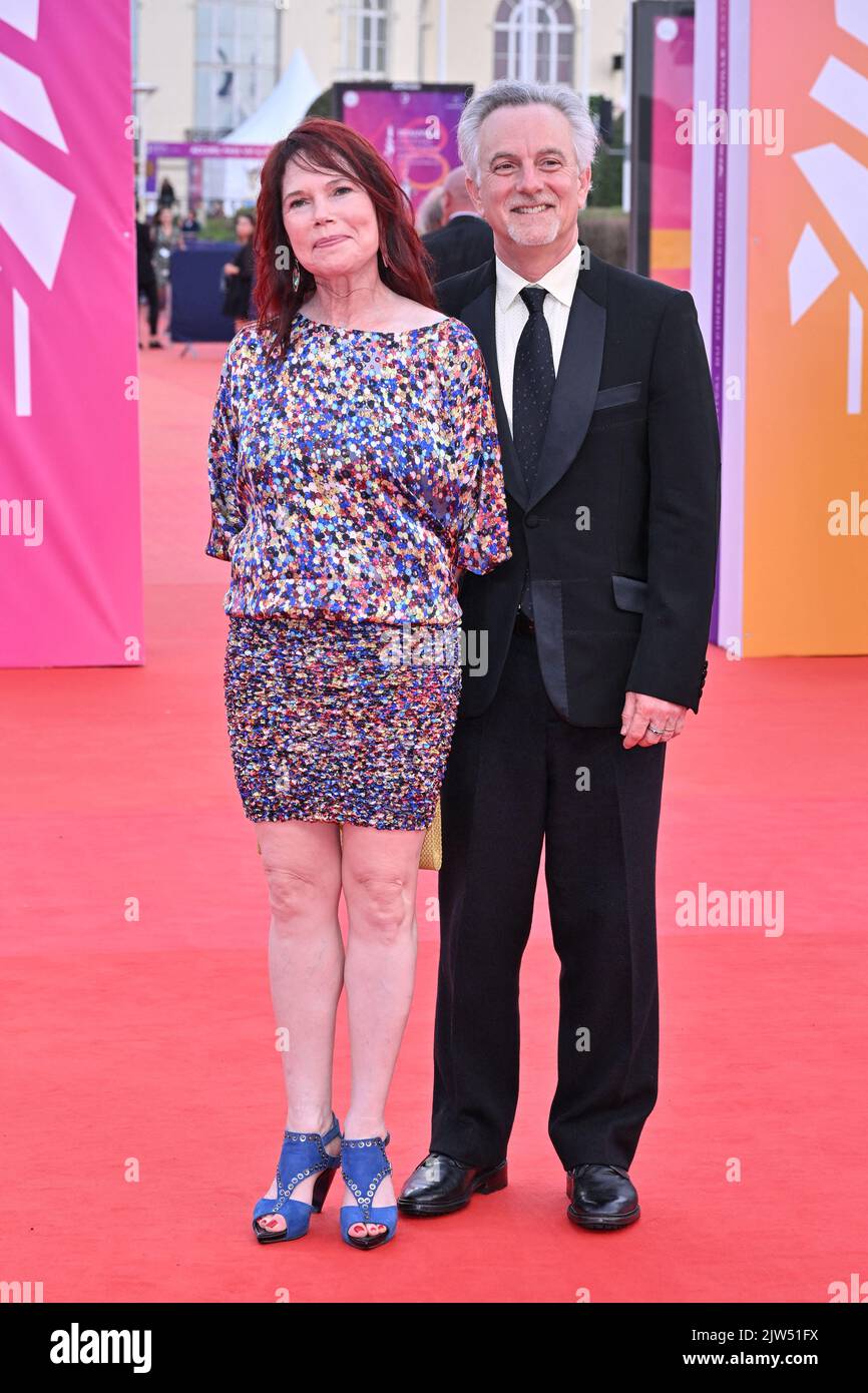 Dayba Goldine, Daniel Geller attends the screening of Armageddon Time during the 48th Deauville American Film Festival in Deauville, France on September 3, 2022. Photo by Julien Reynaud/APS-Medias/ABACAPRESS.COM Stock Photo