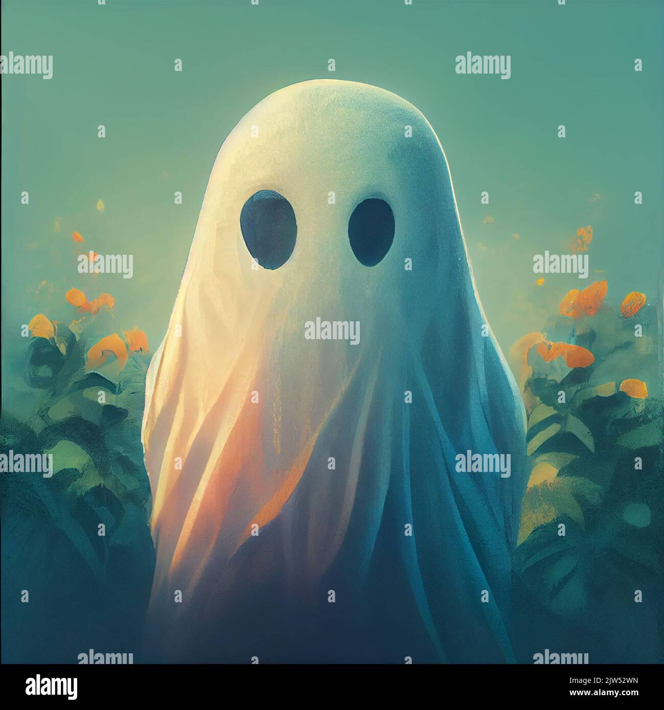 Ghost white sheet hi-res stock photography and images - Alamy