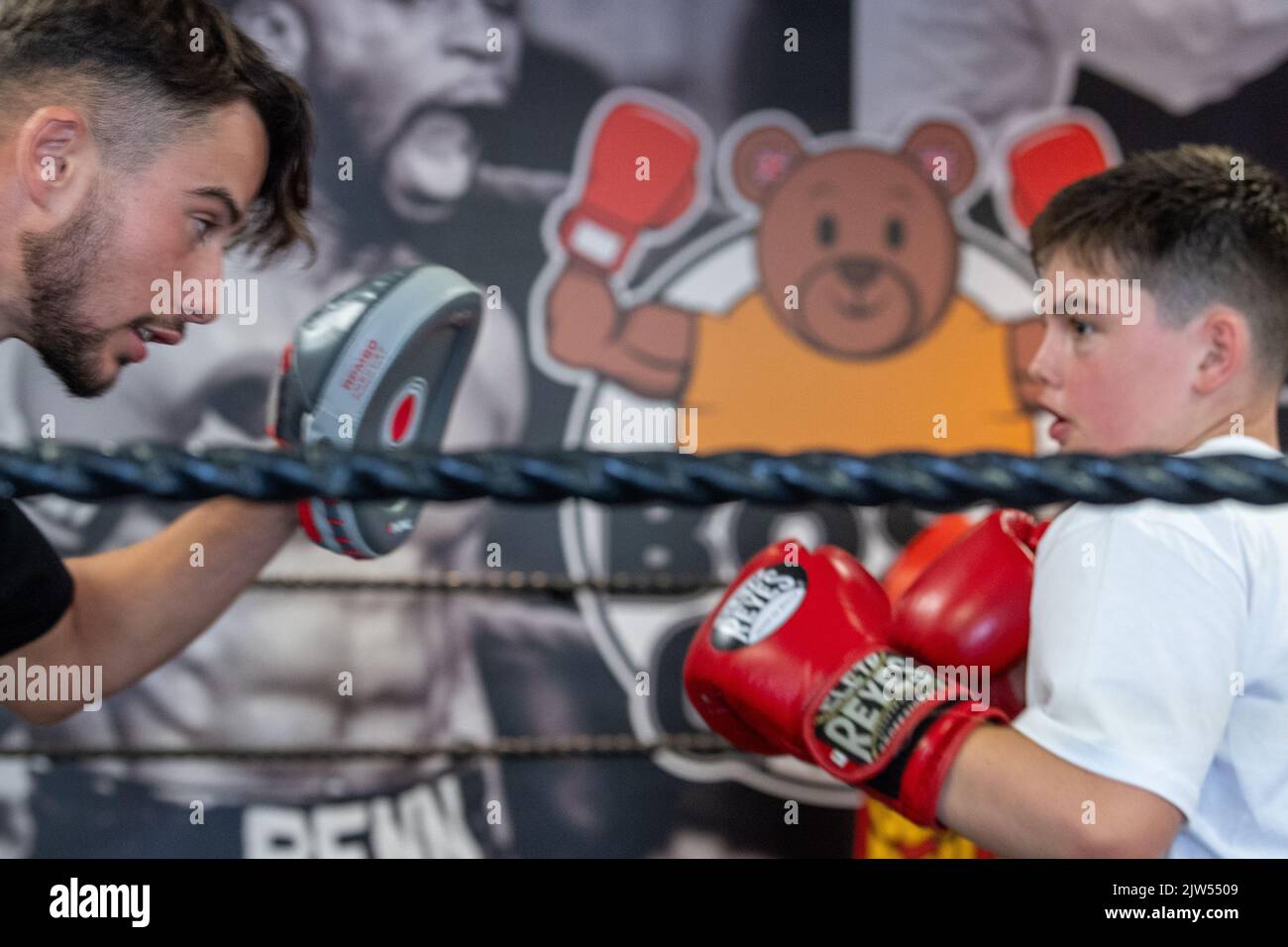 Brentwood, UK. 03rd Sep, 2022. Brentwood Essex 3rd September 2022 Thomas Skinner (The Apprentice and Celebrity Master Chief) opens his latest business venture, the Bosh Gym in Brentwood Essex UK. Credit: Ian Davidson/Alamy Live News Stock Photo